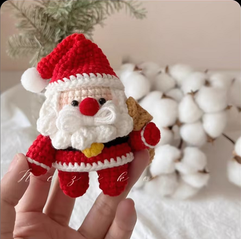 Free Santa Beginner Crochet Pattern   (free crochet pattern)