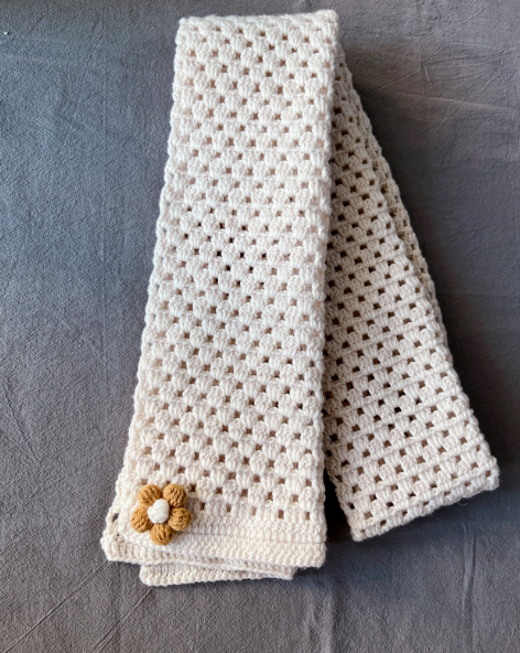 miumiu scarf crochet pattern  (free crochet pattern)