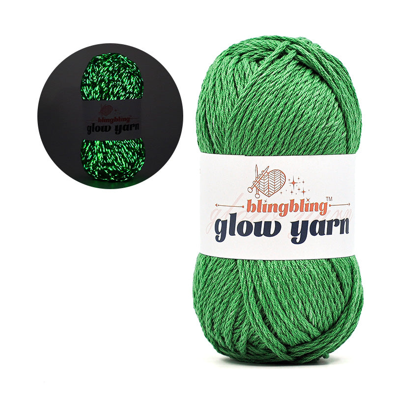 2025 New Style Glow-in-the-dark Cotton Yarn ( 5 Colors）