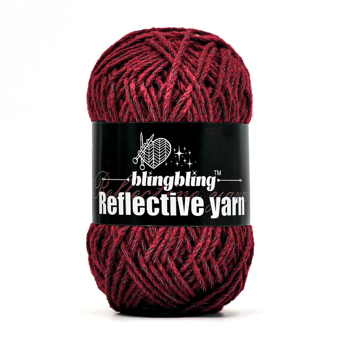 Reflective Yarn - Bright & Safe for Crochet Projects(14 colors)