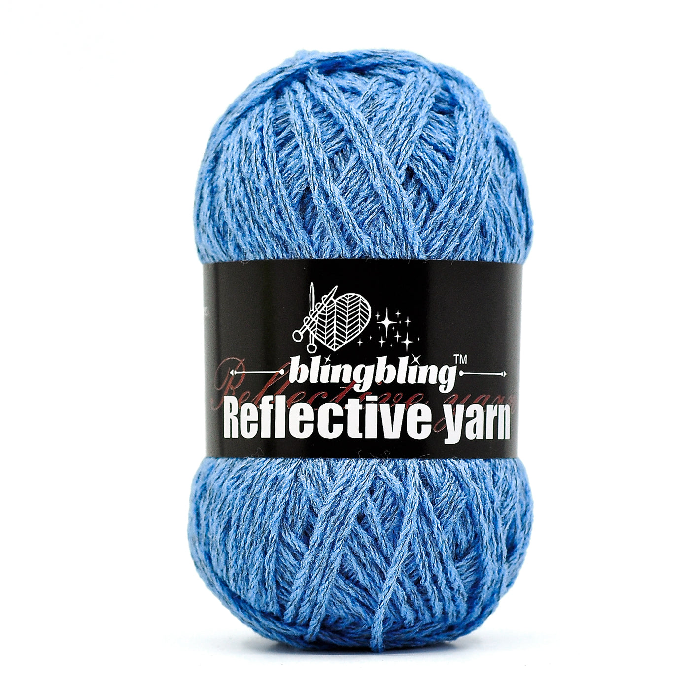 Reflective Yarn - Bright & Safe for Crochet Projects(14 colors)