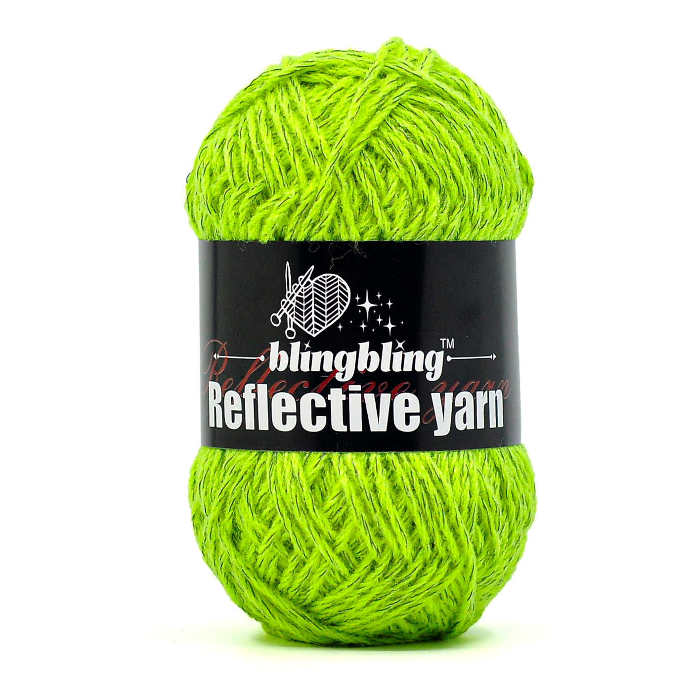 Reflective Yarn - Bright & Safe for Crochet Projects(14 colors)