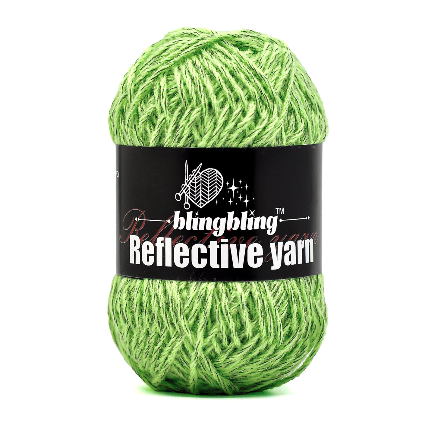 Reflective Yarn - Bright & Safe for Crochet Projects(14 colors)