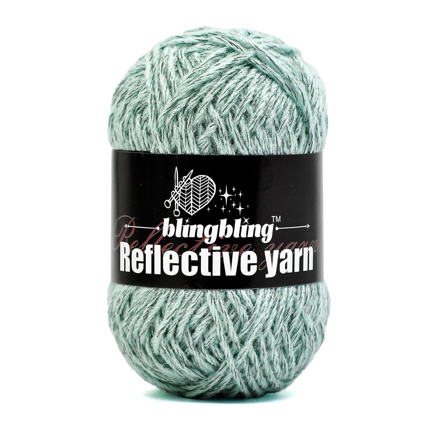 Reflective Yarn - Bright & Safe for Crochet Projects(14 colors)