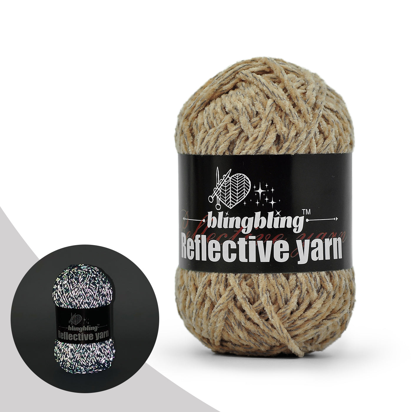 Premium Reflective Chenille Yarn(6 colors)