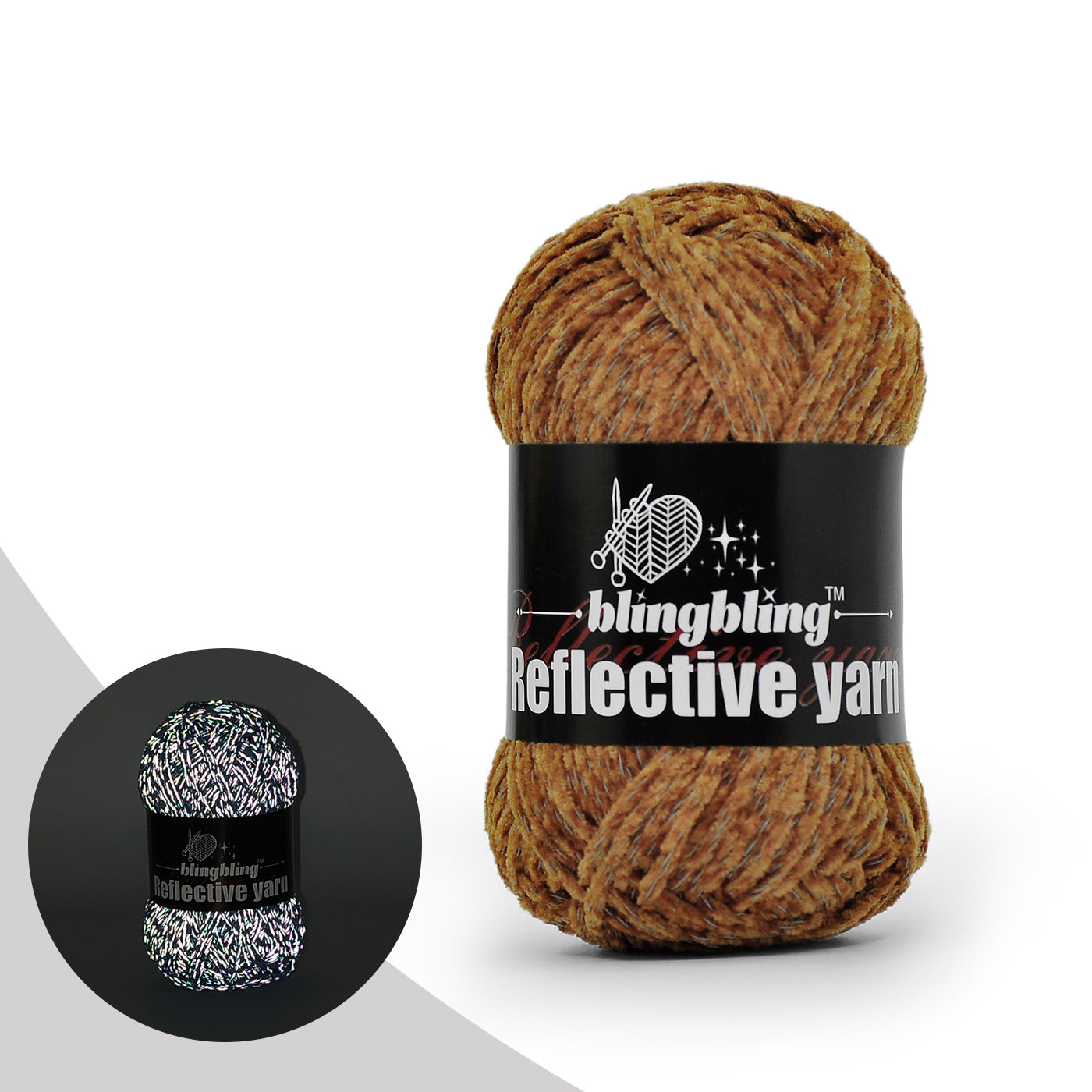 Premium Reflective Chenille Yarn(6 colors)