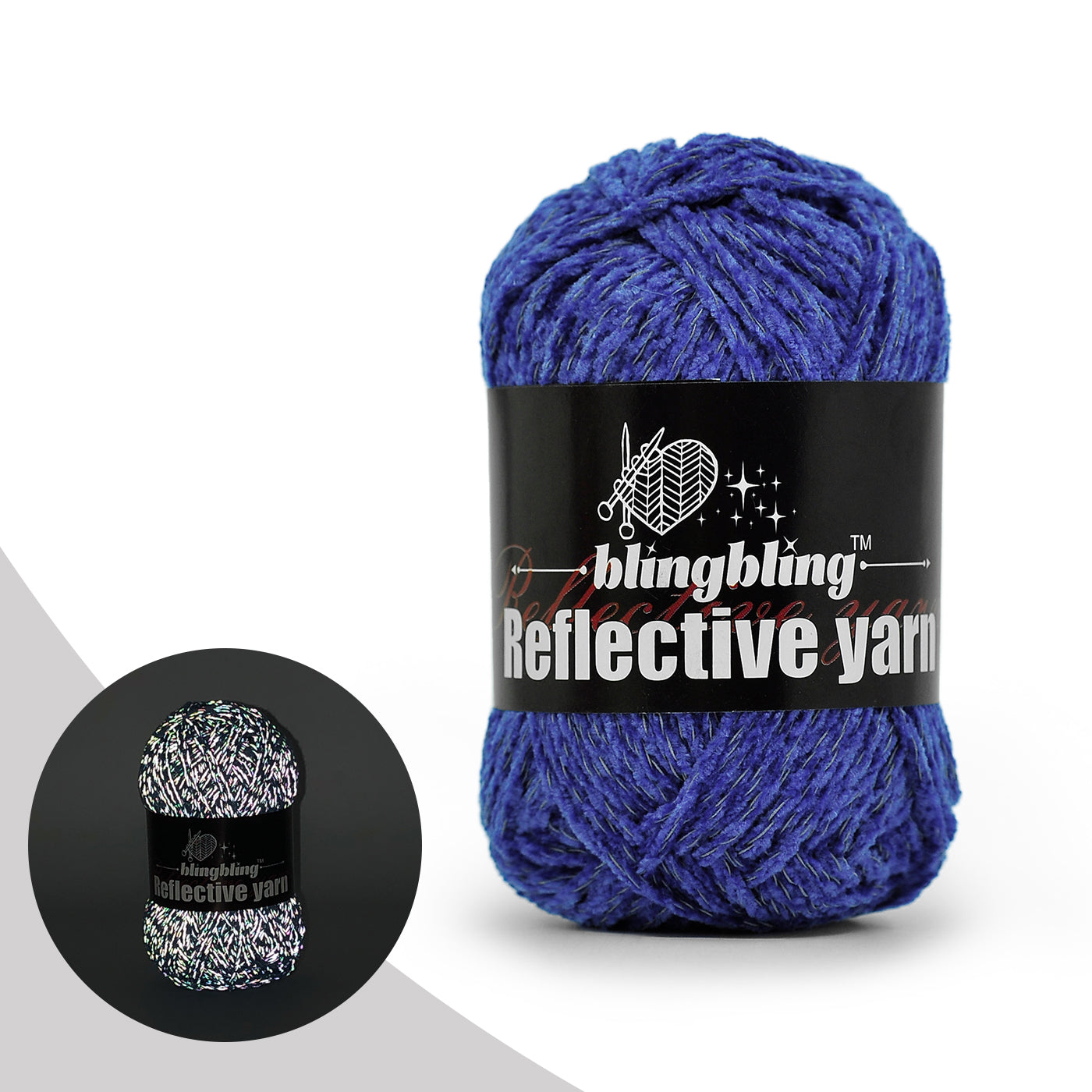 Premium Reflective Chenille Yarn(6 colors)