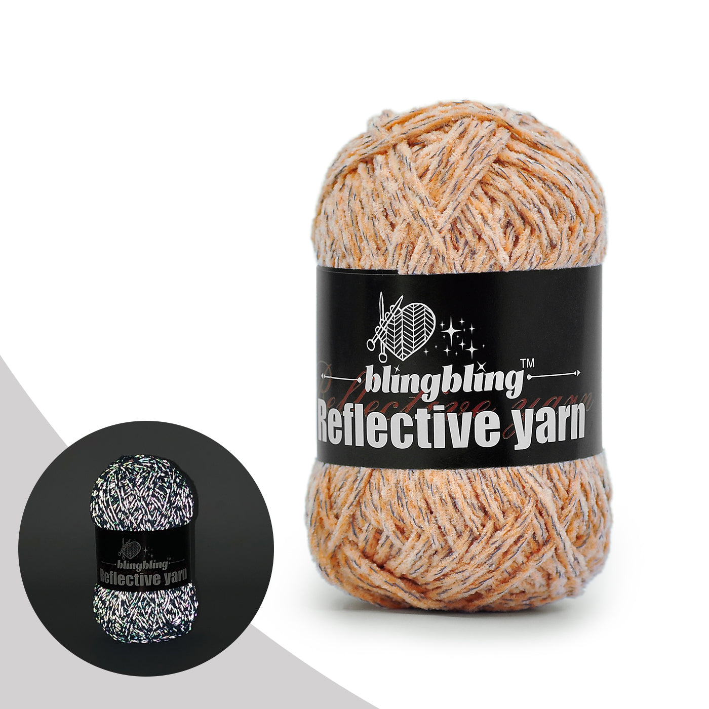 Premium Reflective Chenille Yarn(6 colors)