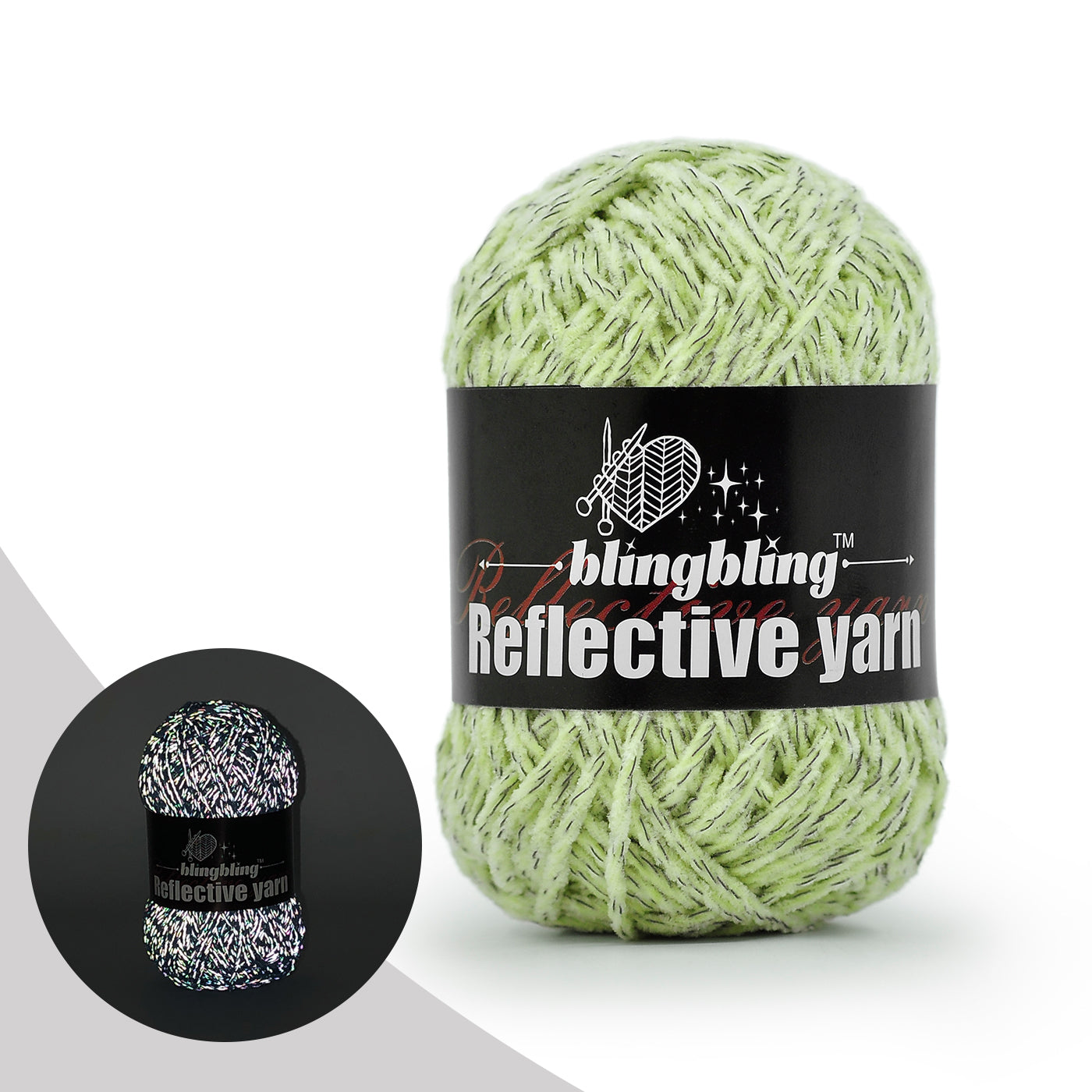 Premium Reflective Chenille Yarn(6 colors)