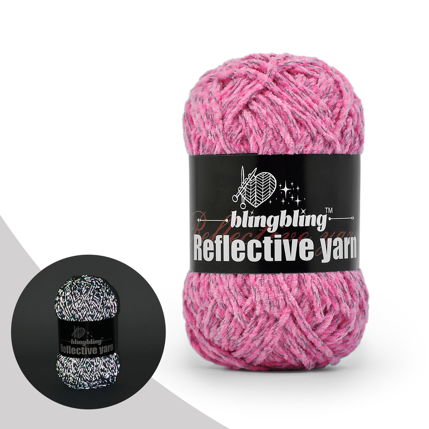 Premium Reflective Chenille Yarn(6 colors)