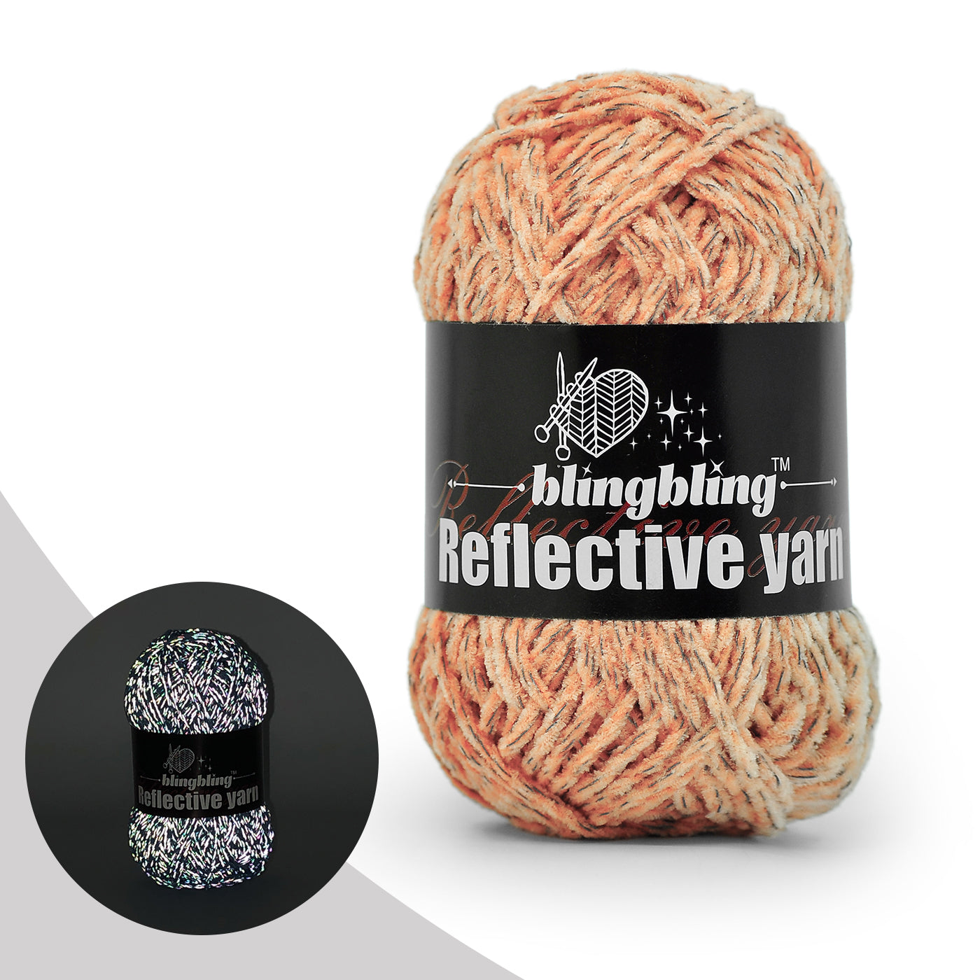 Premium Reflective Chenille Yarn(6 colors)