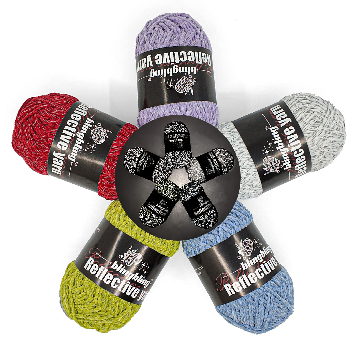 Premium Reflective Chenille Yarn(6 colors)