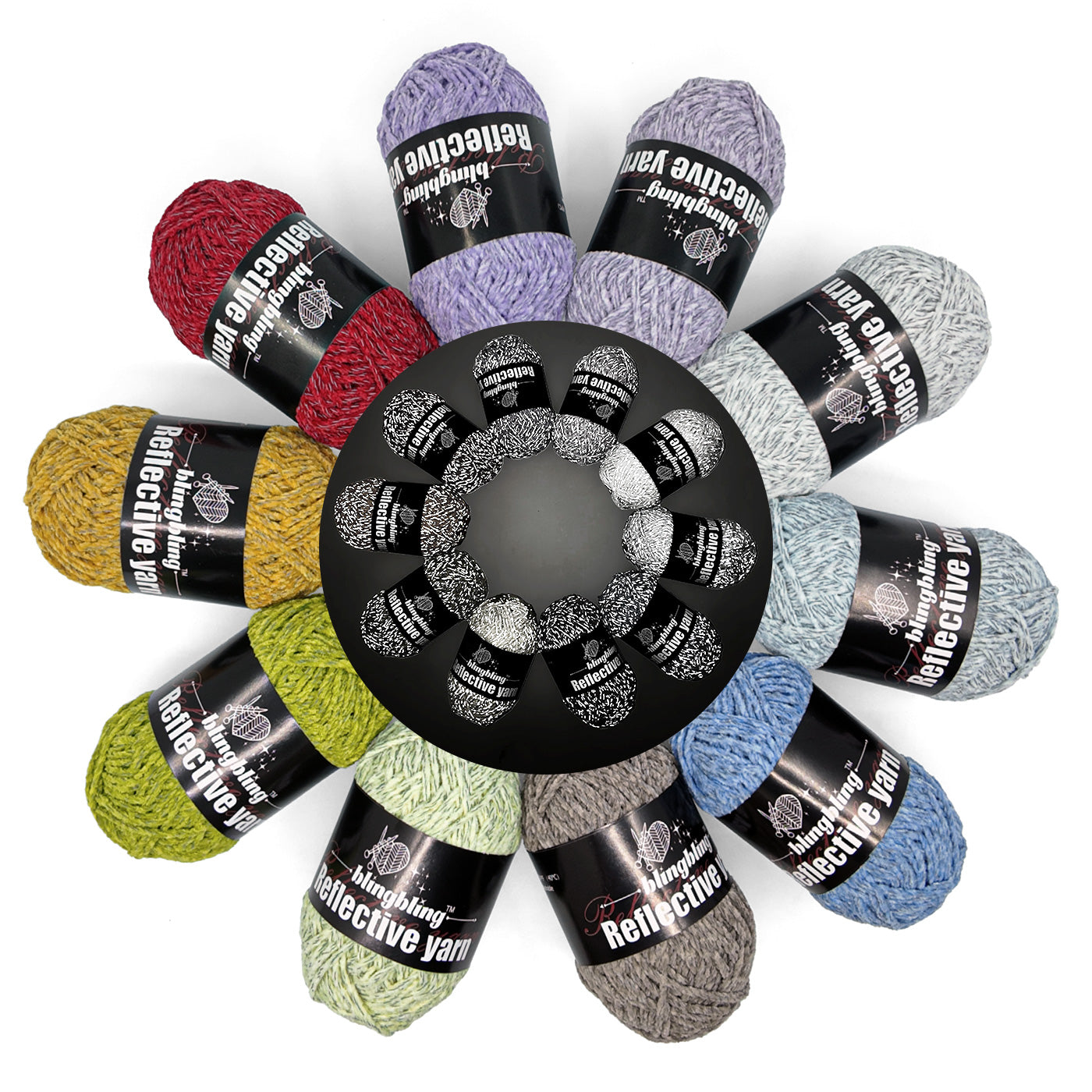 Premium Reflective Chenille Yarn(6 colors)