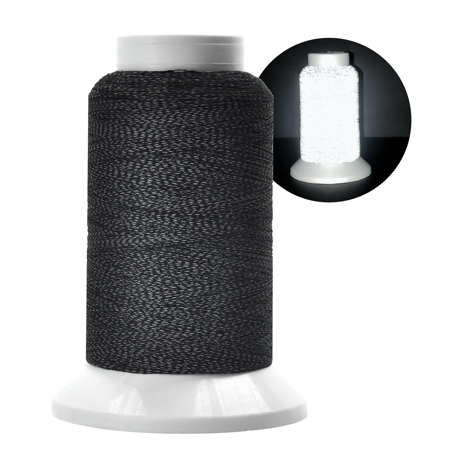 Reflective Embroidery Thread - Premium Quality for Enhanced Visibility and Style（1000M）