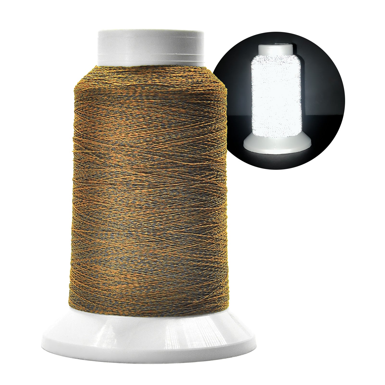 Reflective Embroidery Thread - Premium Quality for Enhanced Visibility and Style（1000M）