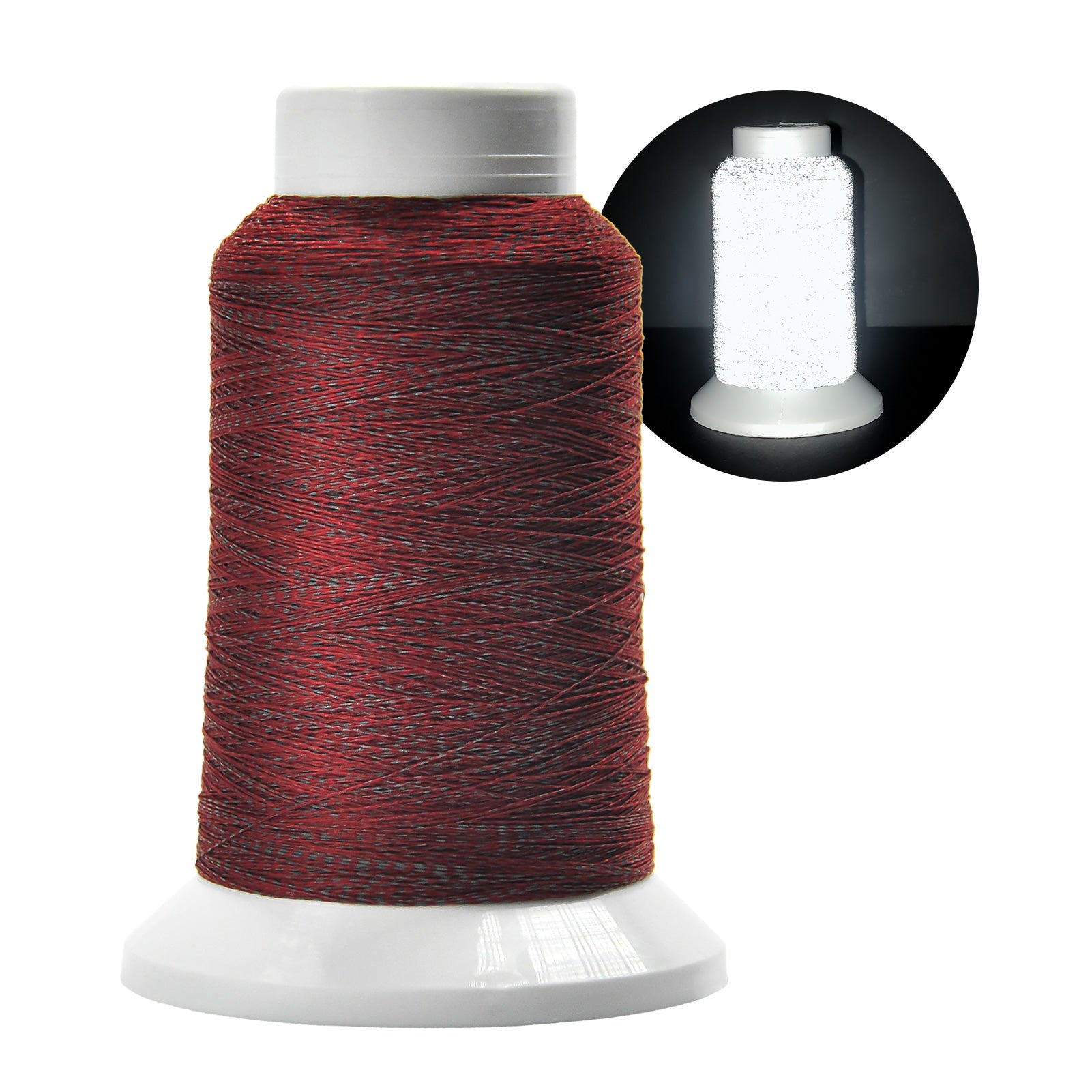 Reflective Embroidery Thread - Premium Quality for Enhanced Visibility and Style（1000M）