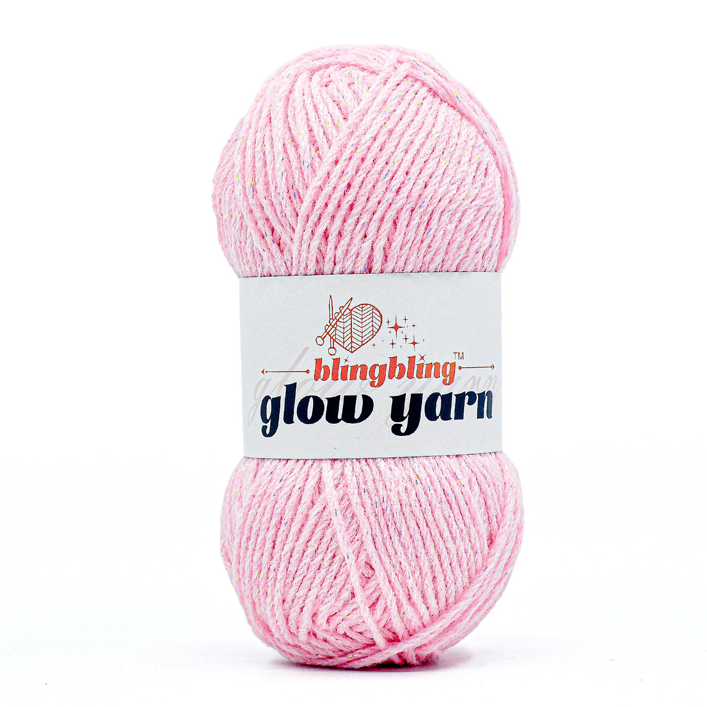 Glow-in-the-Dark Metallic Yarn - Premium Quality for Crochet & Knitting（40 Colors）