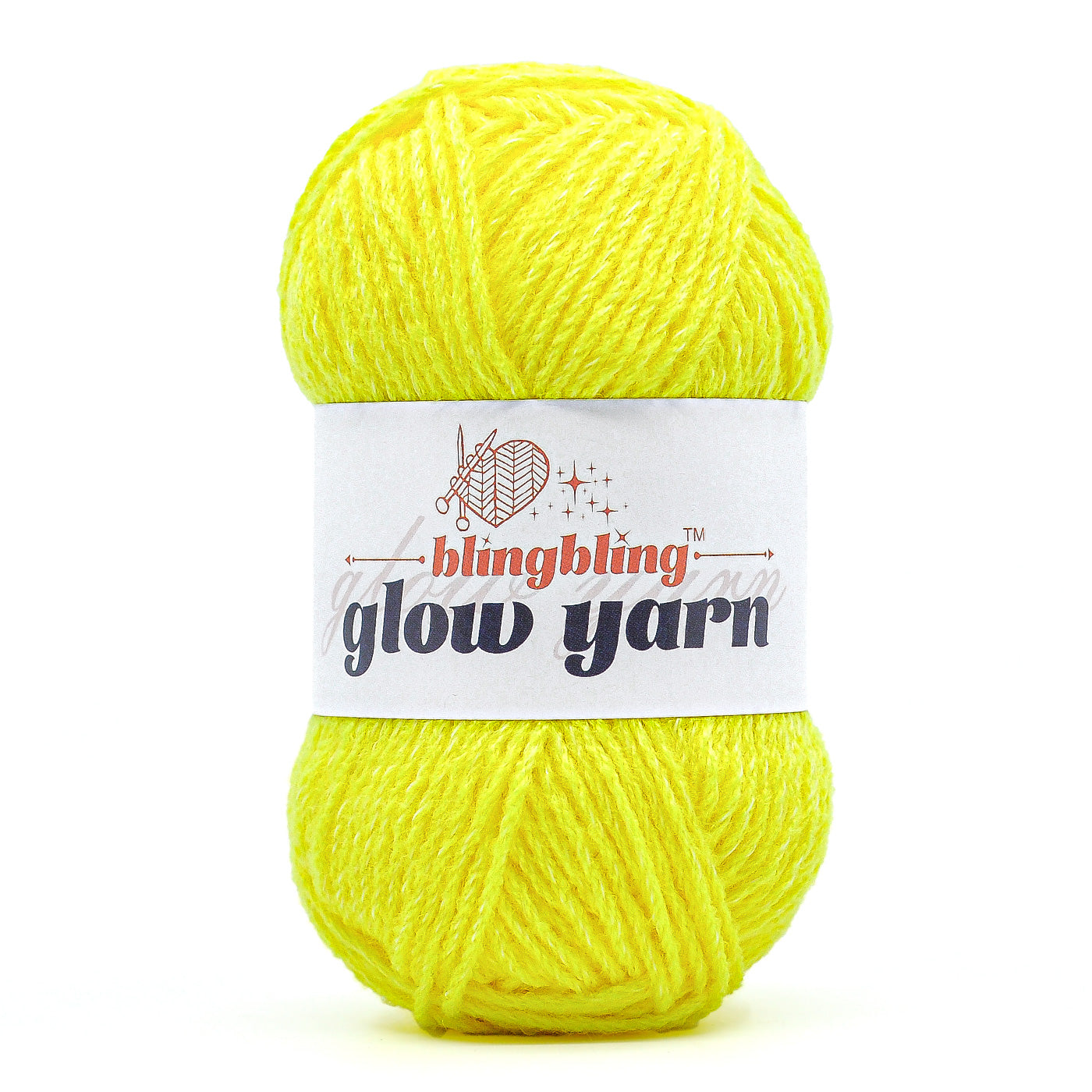 Glow-in-the-Dark Acrylic Yarn - Perfect for Crochet Projects(43 colors)