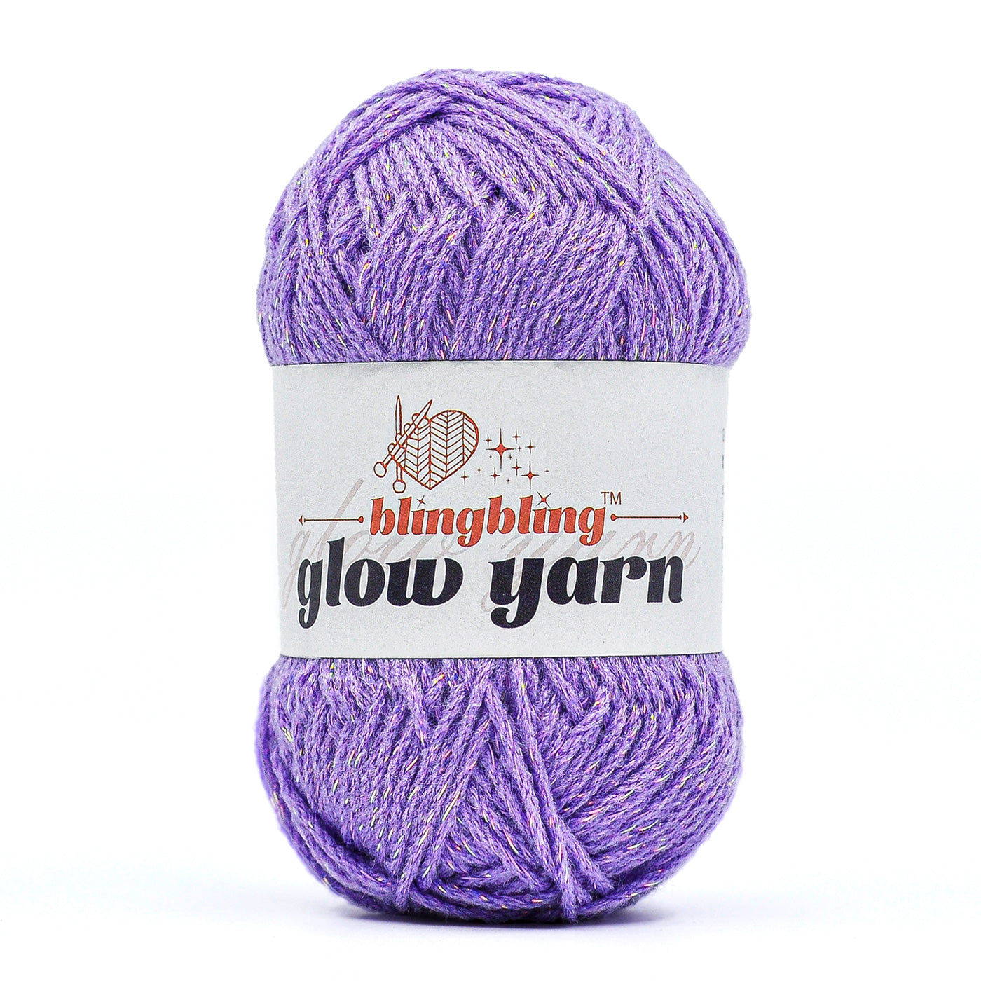 Glow-in-the-Dark Metallic Yarn - Premium Quality for Crochet & Knitting（40 Colors）