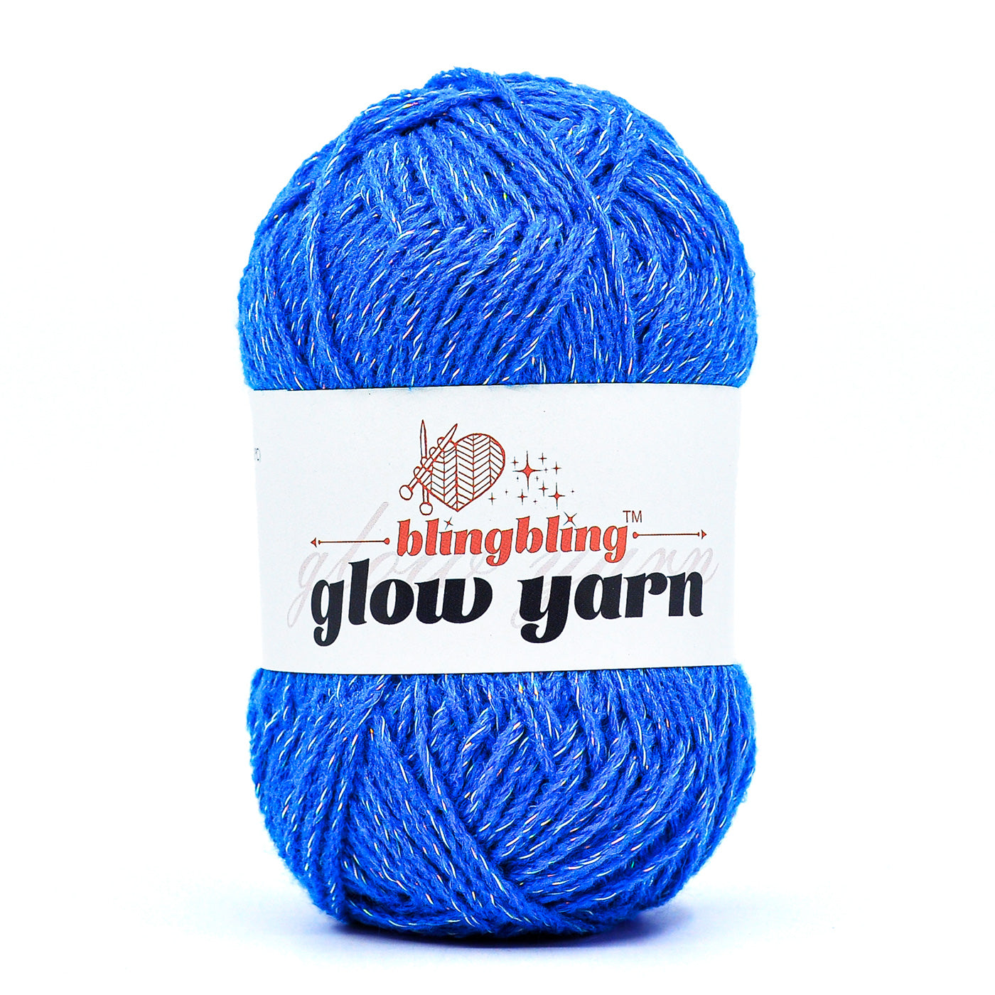 Glow-in-the-Dark Metallic Yarn - Premium Quality for Crochet & Knitting（40 Colors）