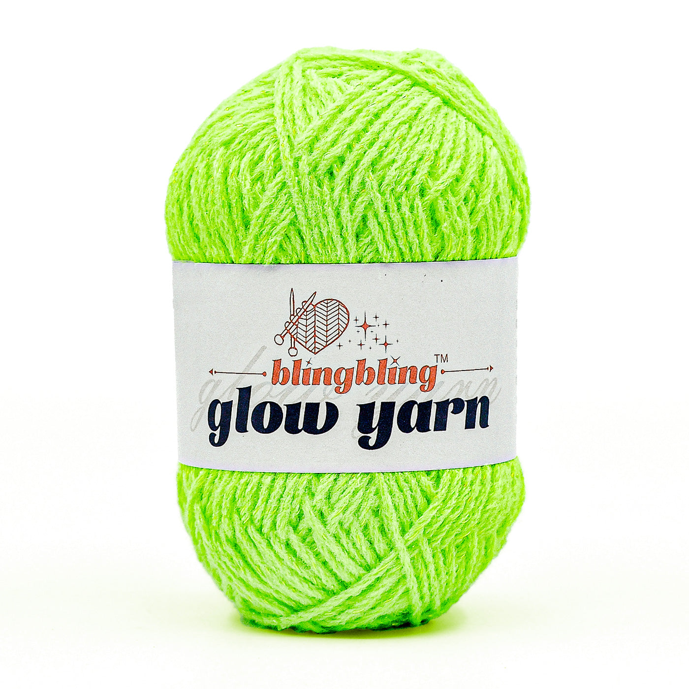 Glow-in-the-Dark Metallic Yarn - Premium Quality for Crochet & Knitting（40 Colors）