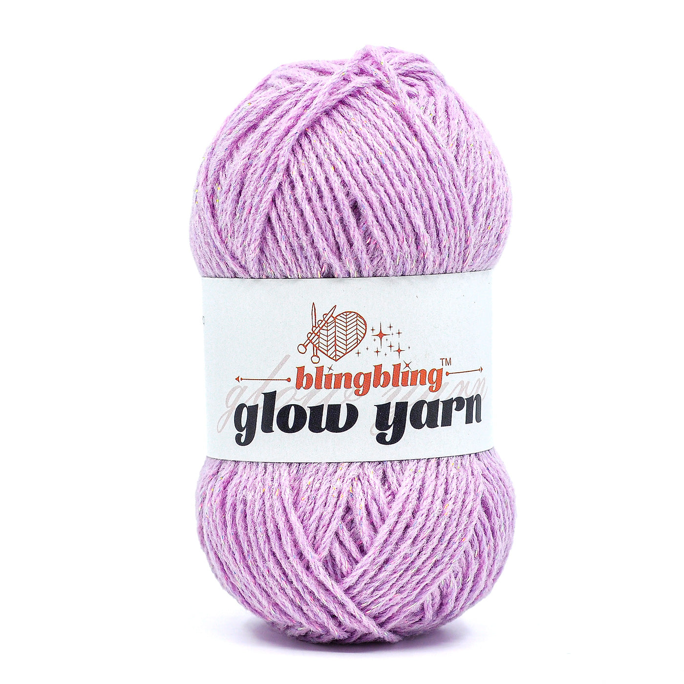 Glow-in-the-Dark Metallic Yarn - Premium Quality for Crochet & Knitting（40 Colors）