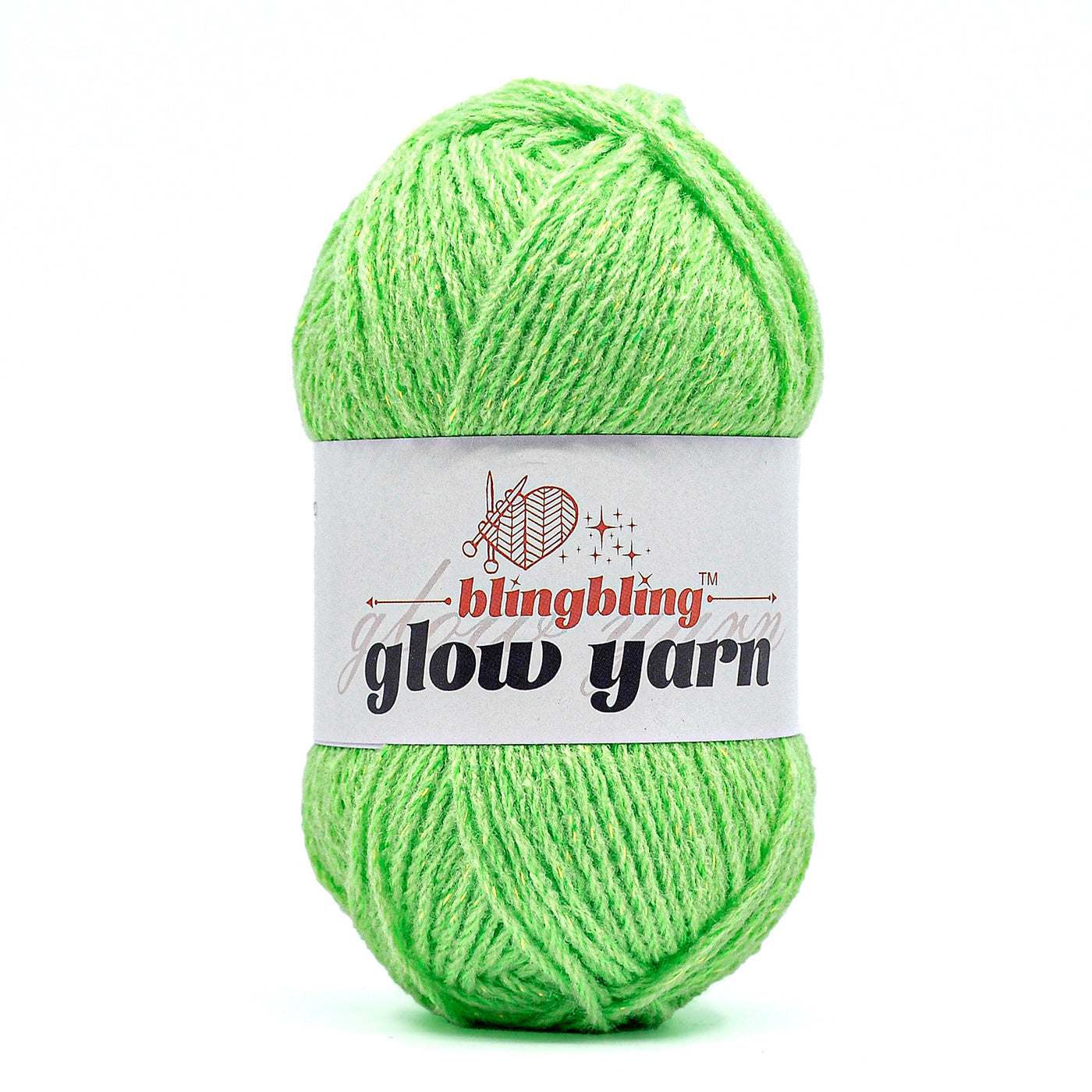 Glow-in-the-Dark Metallic Yarn - Premium Quality for Crochet & Knitting（40 Colors）