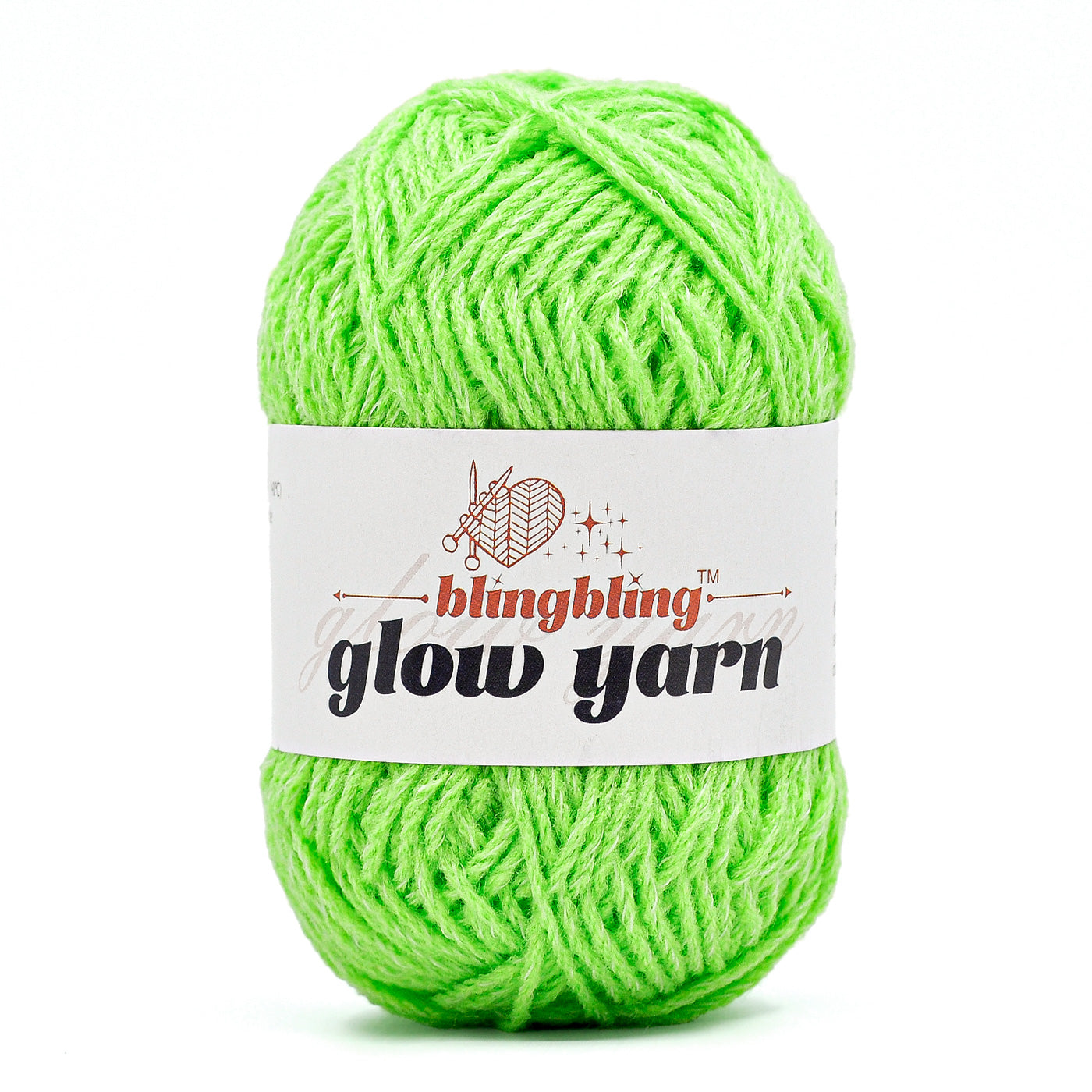 Glow-in-the-Dark Acrylic Yarn - Perfect for Crochet Projects(43 colors)