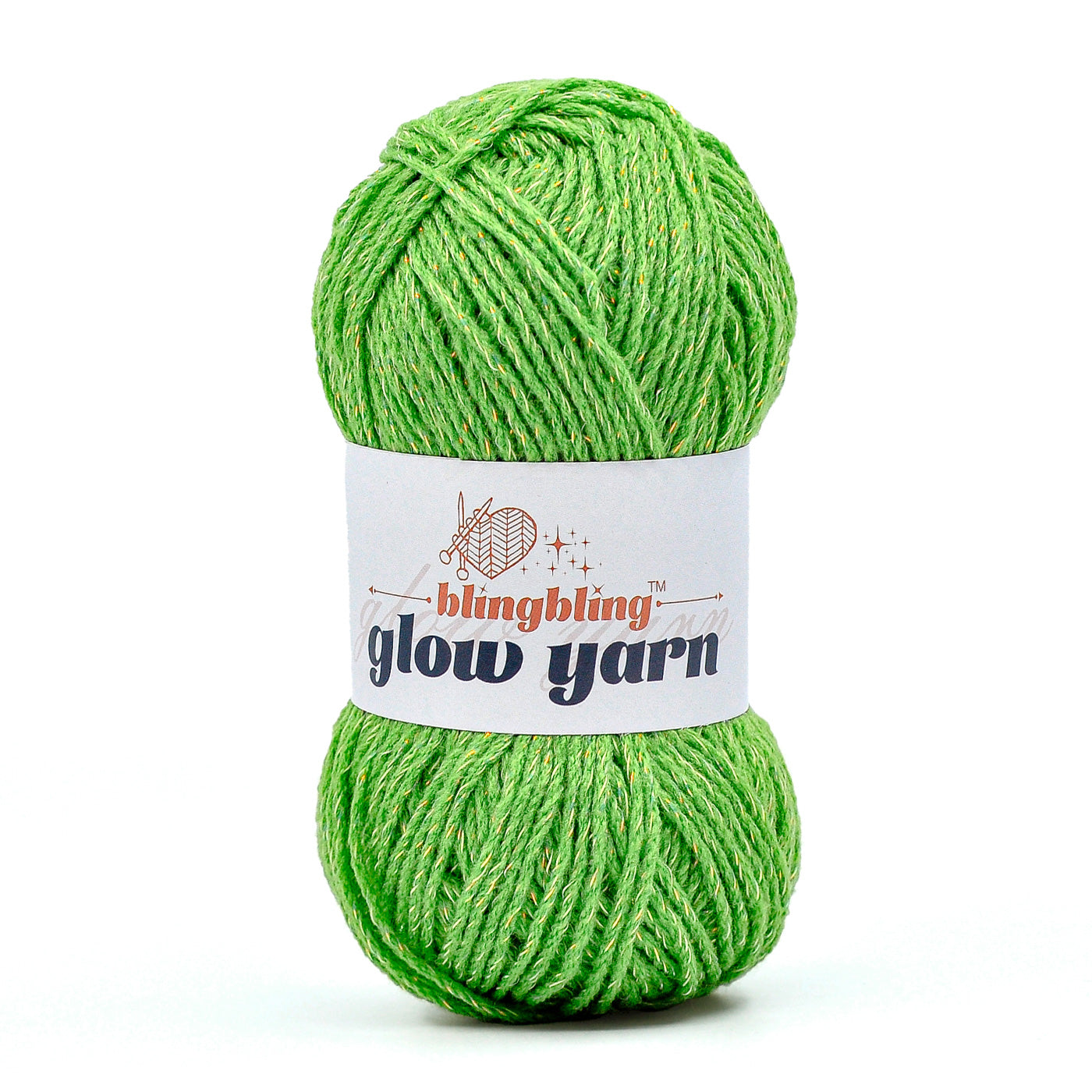 Glow-in-the-Dark Metallic Yarn - Premium Quality for Crochet & Knitting（40 Colors）