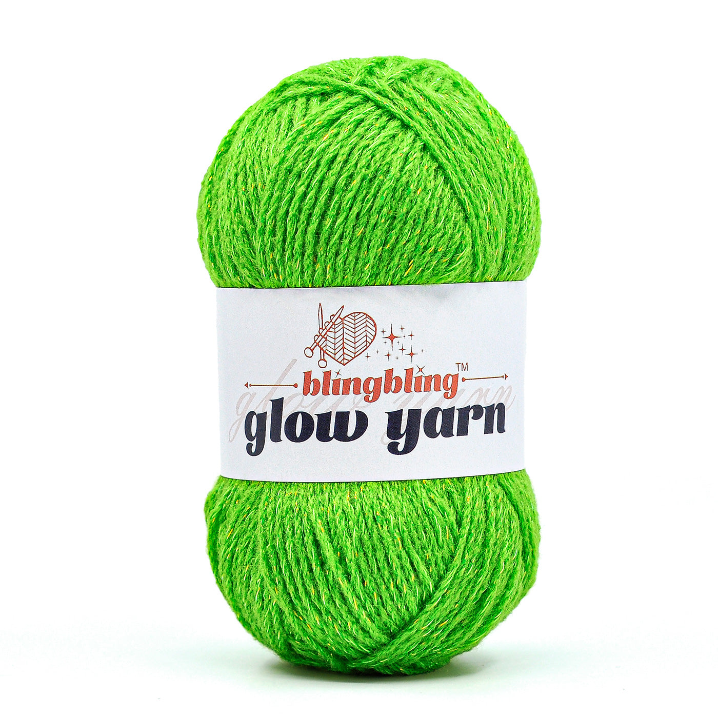 Glow-in-the-Dark Metallic Yarn - Premium Quality for Crochet & Knitting（40 Colors）