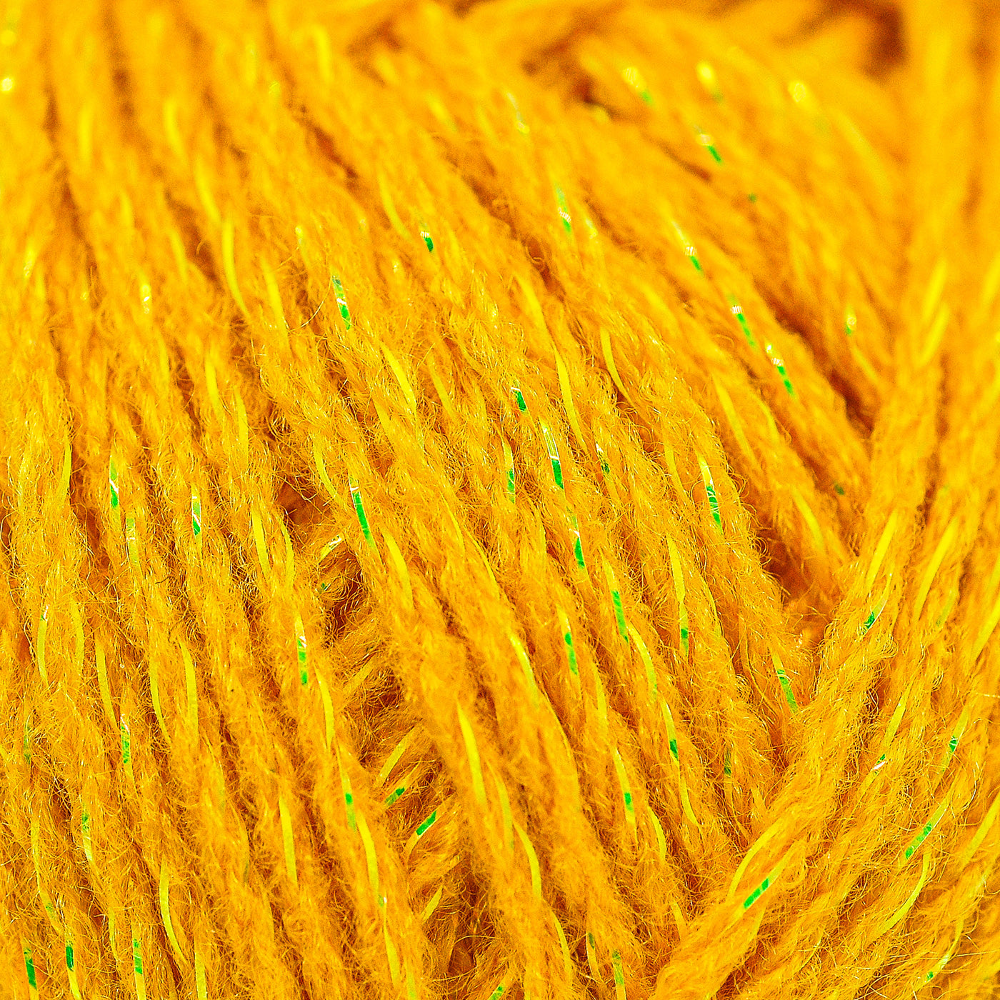 Yellow Acrylic Metallic Glow Yarn – Perfect for Christmas Crochet