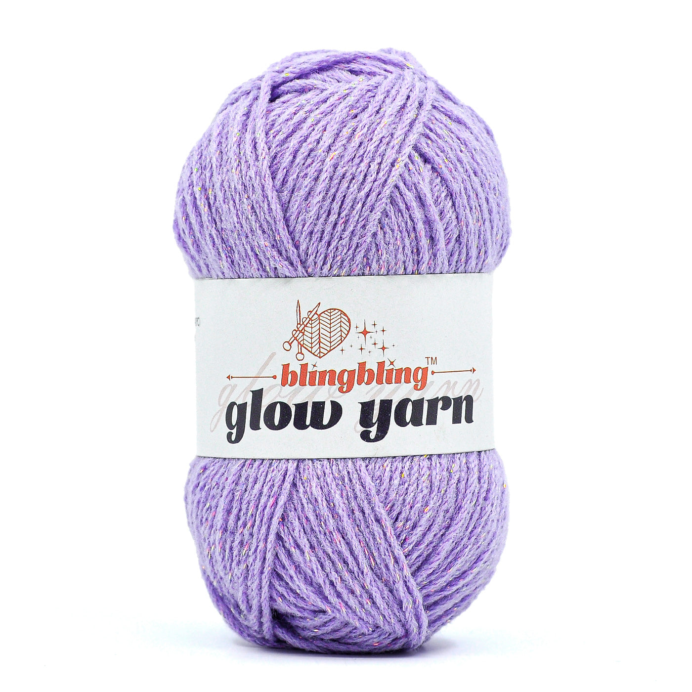 Glow-in-the-Dark Metallic Yarn - Premium Quality for Crochet & Knitting（40 Colors）