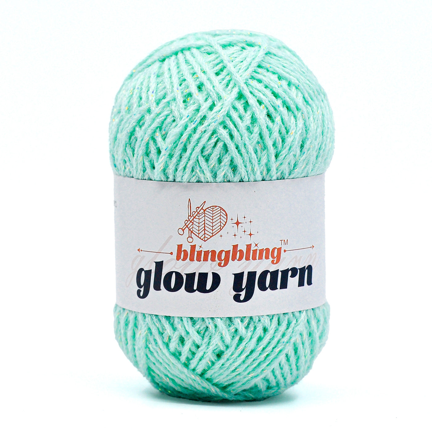 Glow-in-the-Dark Metallic Yarn - Premium Quality for Crochet & Knitting（40 Colors）