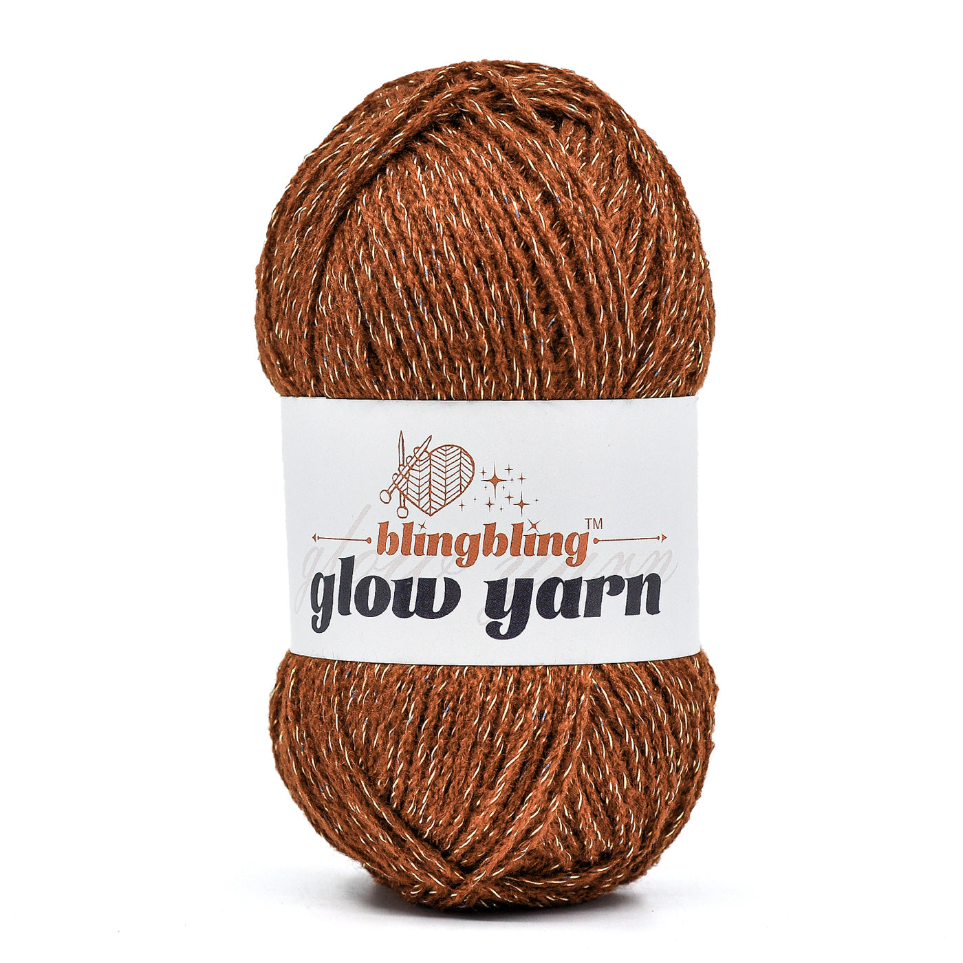 Glow-in-the-Dark Metallic Yarn - Premium Quality for Crochet & Knitting（40 Colors）