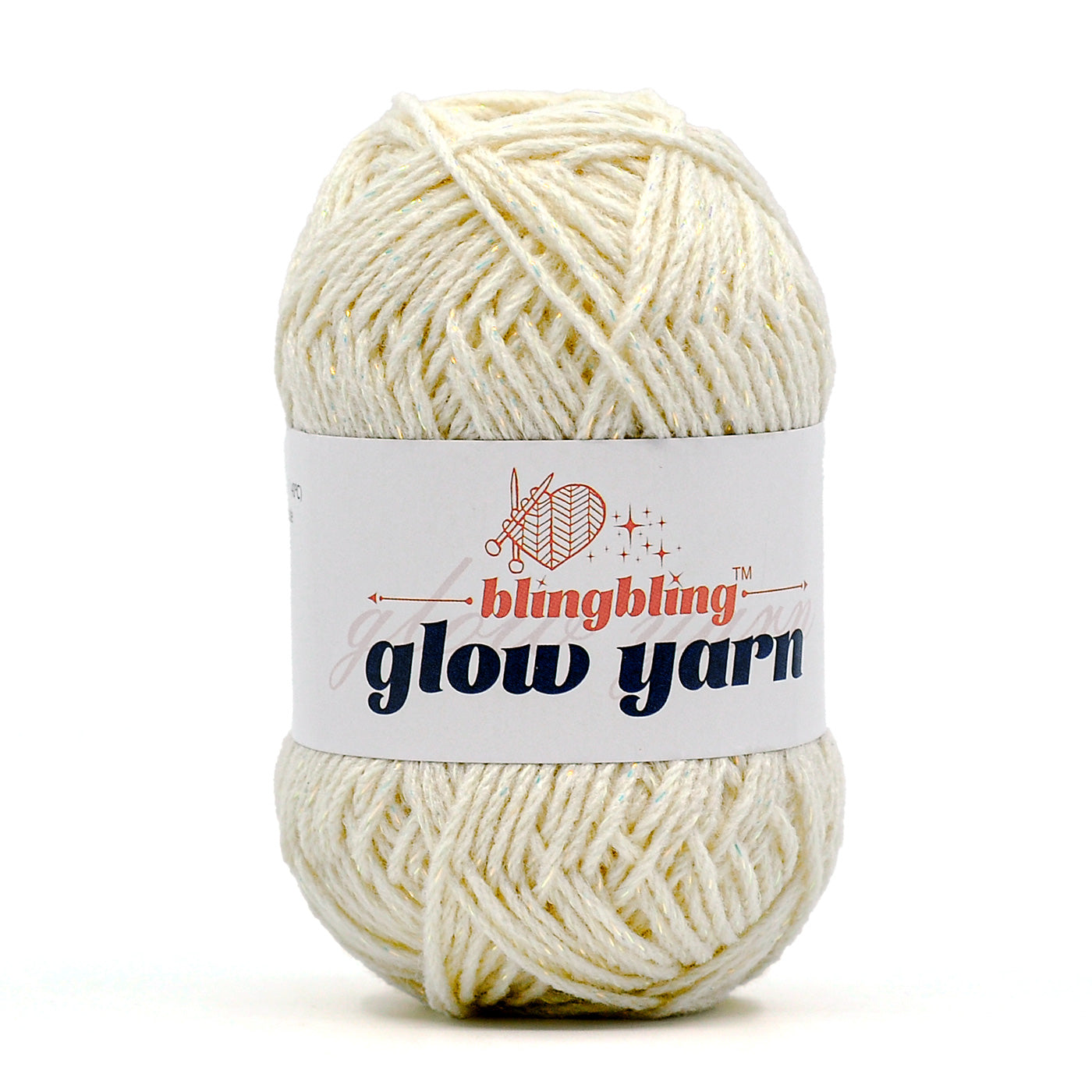 Glow-in-the-Dark Metallic Yarn - Premium Quality for Crochet & Knitting（40 Colors）