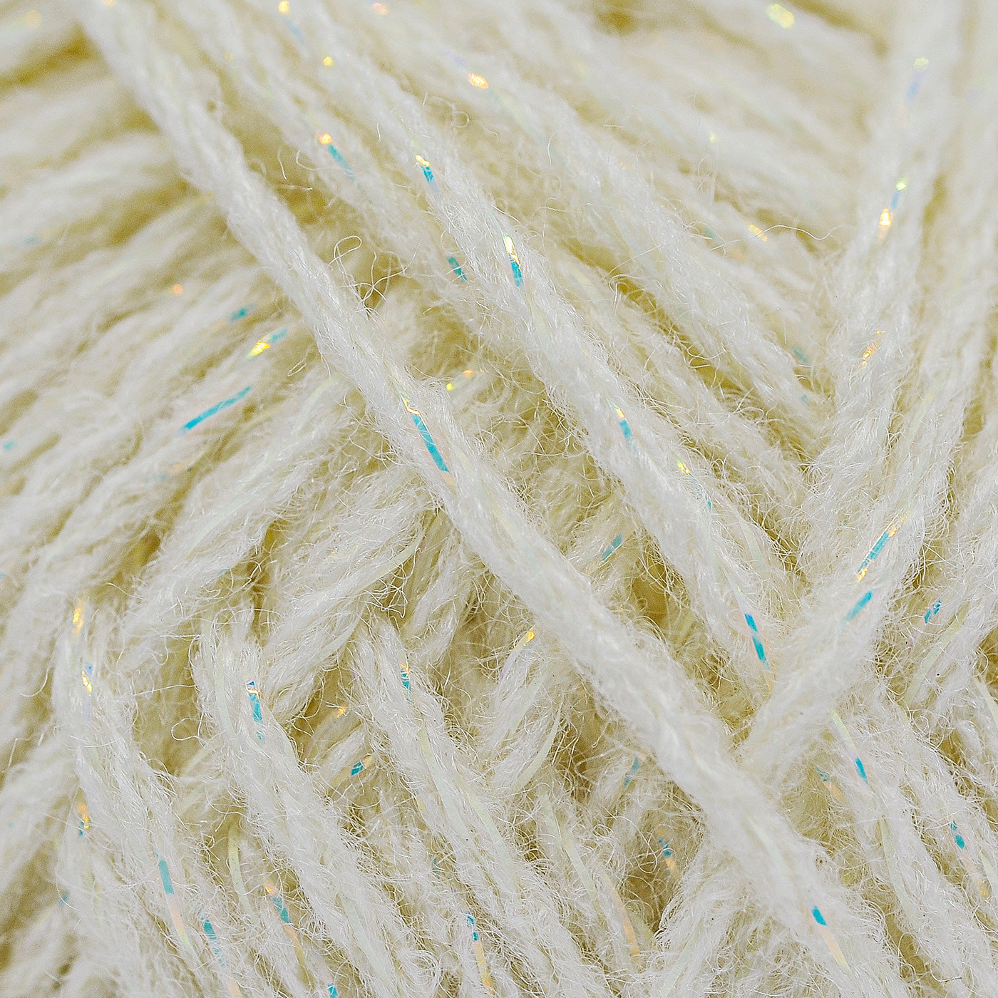 Milanese White Acrylic Glow Yarn – Perfect for Christmas Crochet