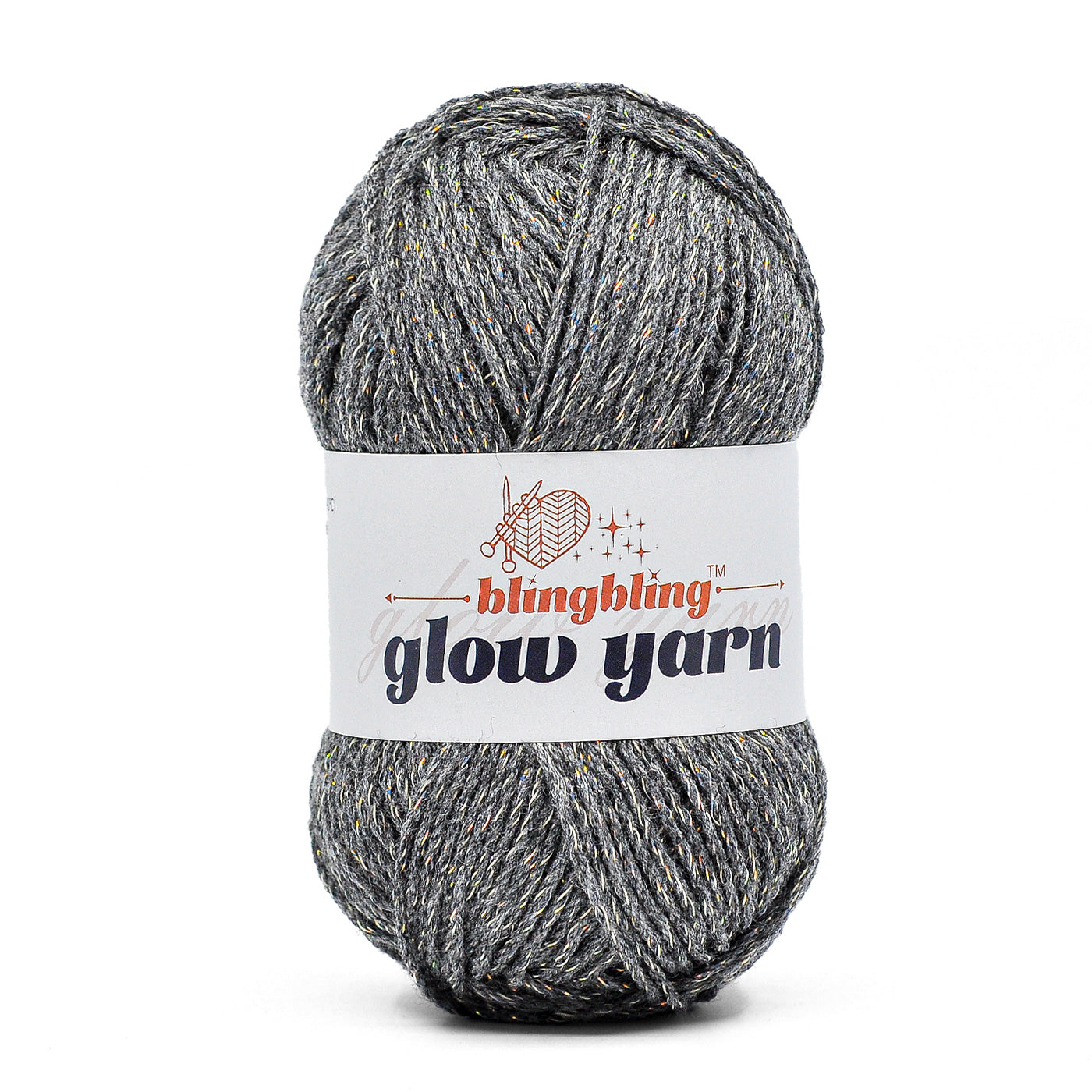 Glow-in-the-Dark Metallic Yarn - Premium Quality for Crochet & Knitting（40 Colors）