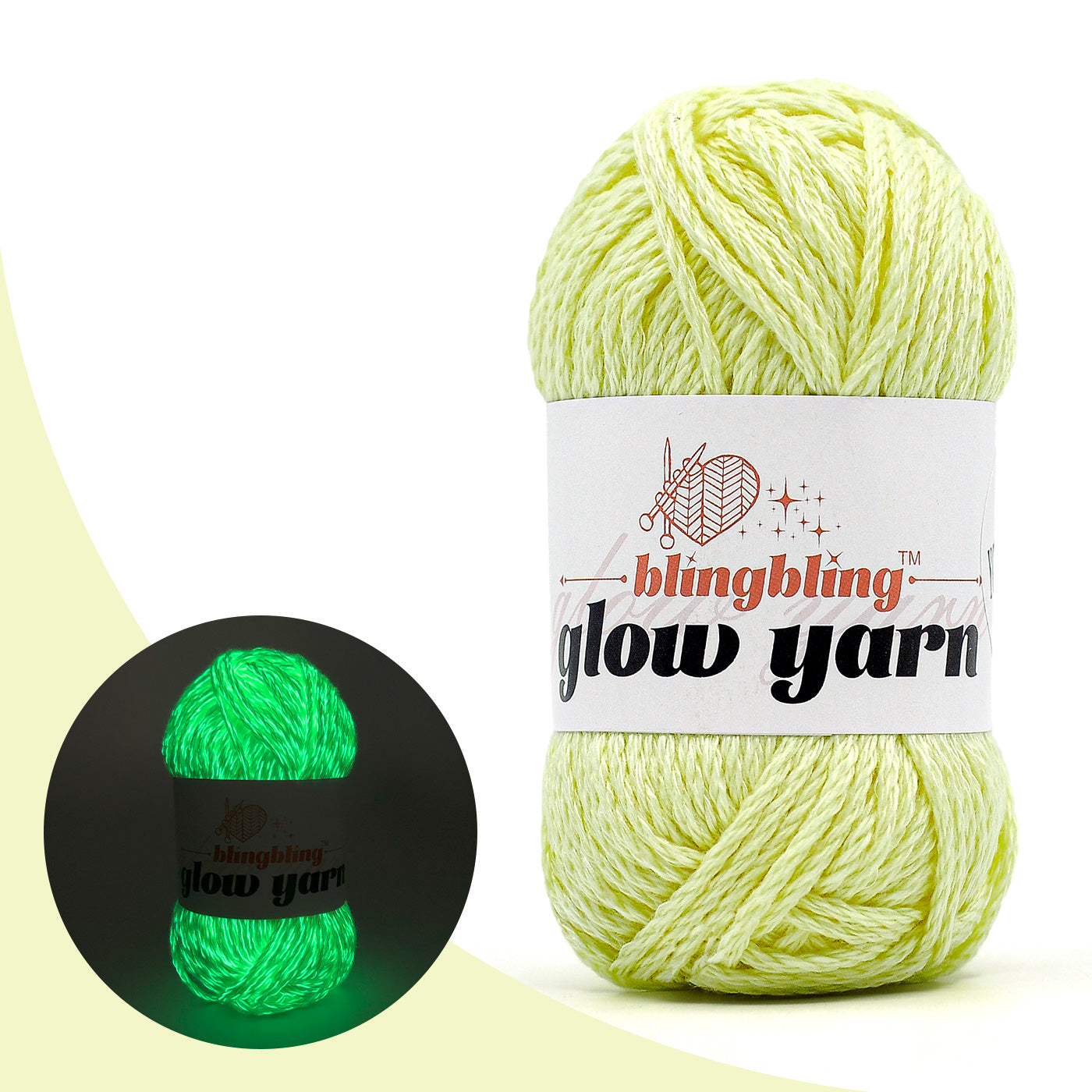 High Brightness Polyester Glow-in-the-Dark Yarn（38 color package)