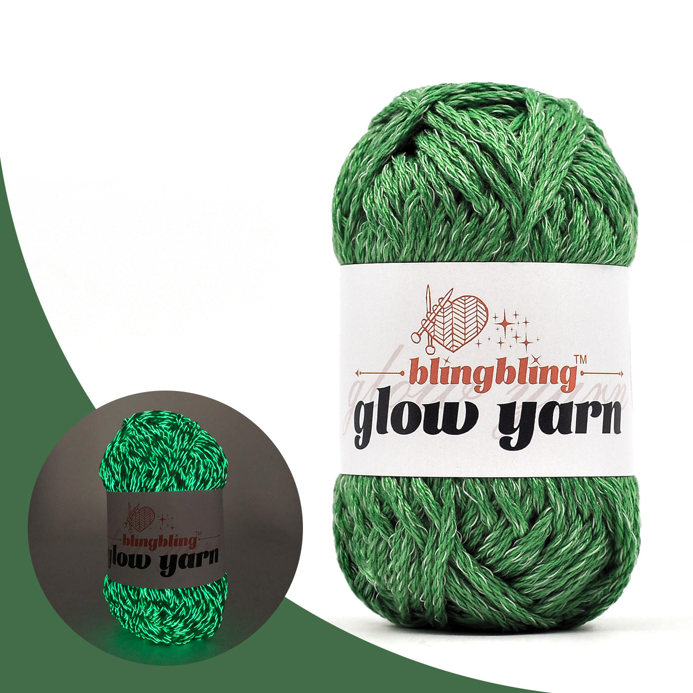 High Brightness Polyester Glow-in-the-Dark Yarn（38 color package)