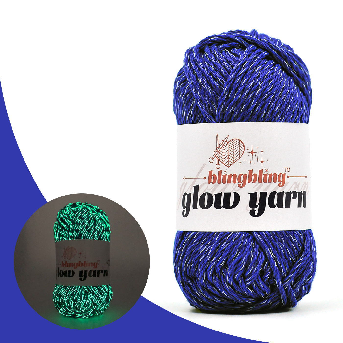 High Brightness Polyester Glow-in-the-Dark Yarn（38 color package)