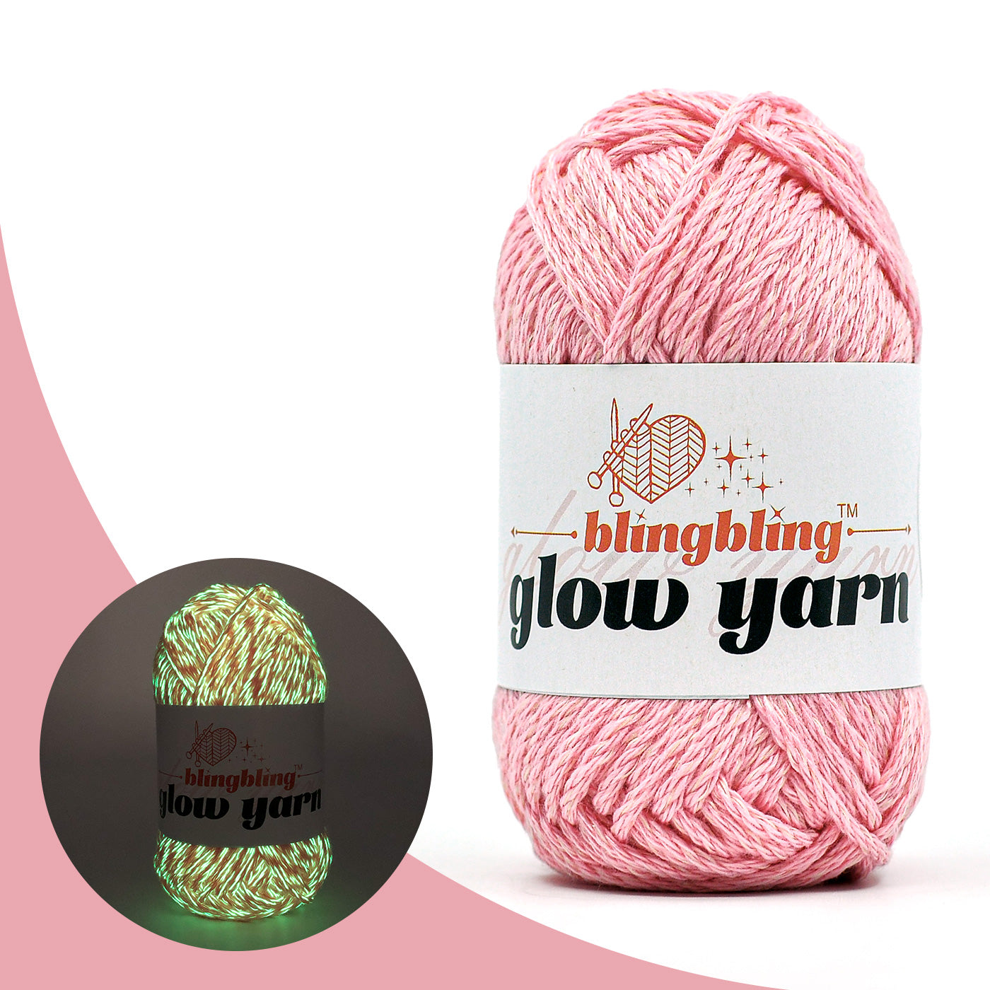 High Brightness Polyester Glow-in-the-Dark Yarn（38 color package)