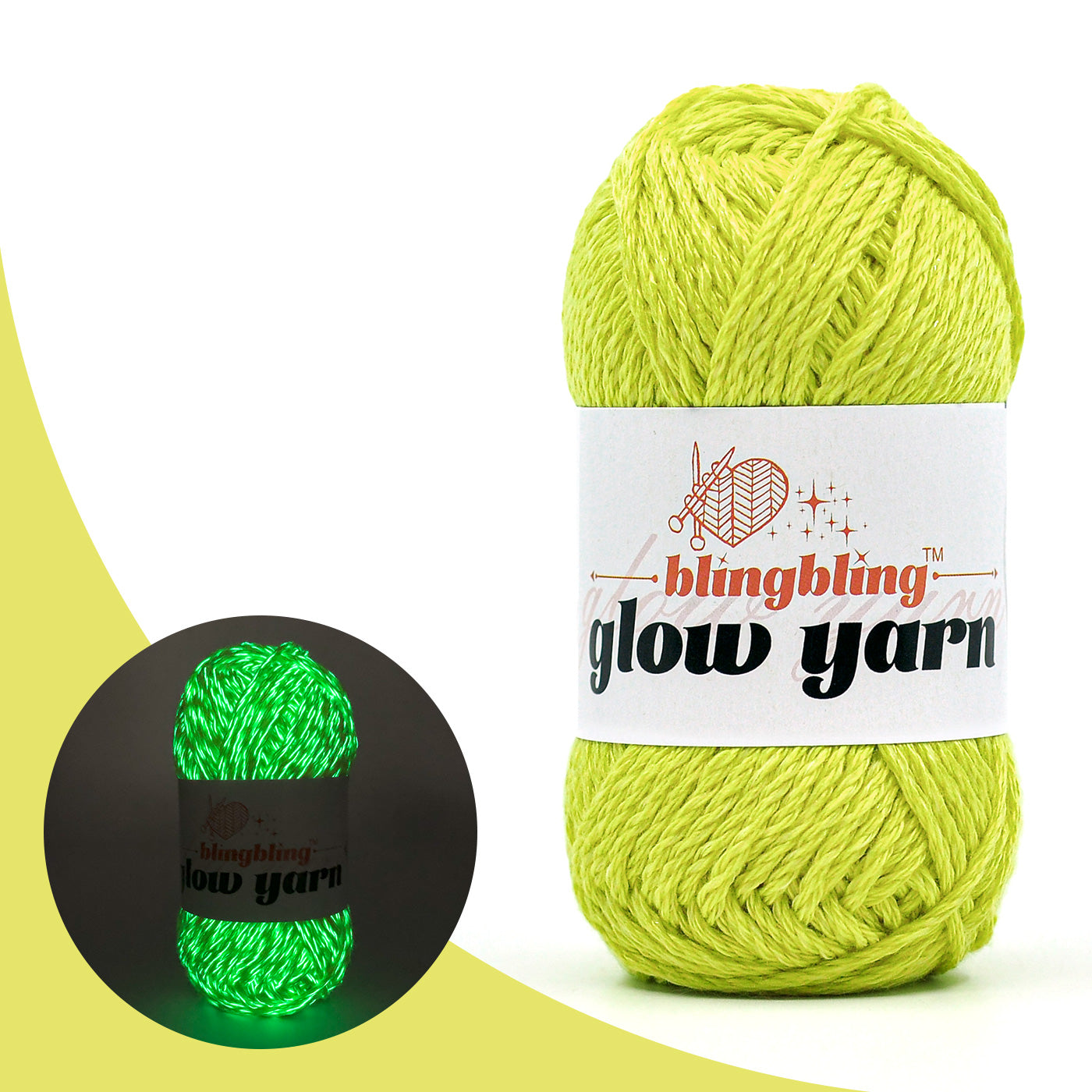 High Brightness Polyester Glow-in-the-Dark Yarn（38 color package)