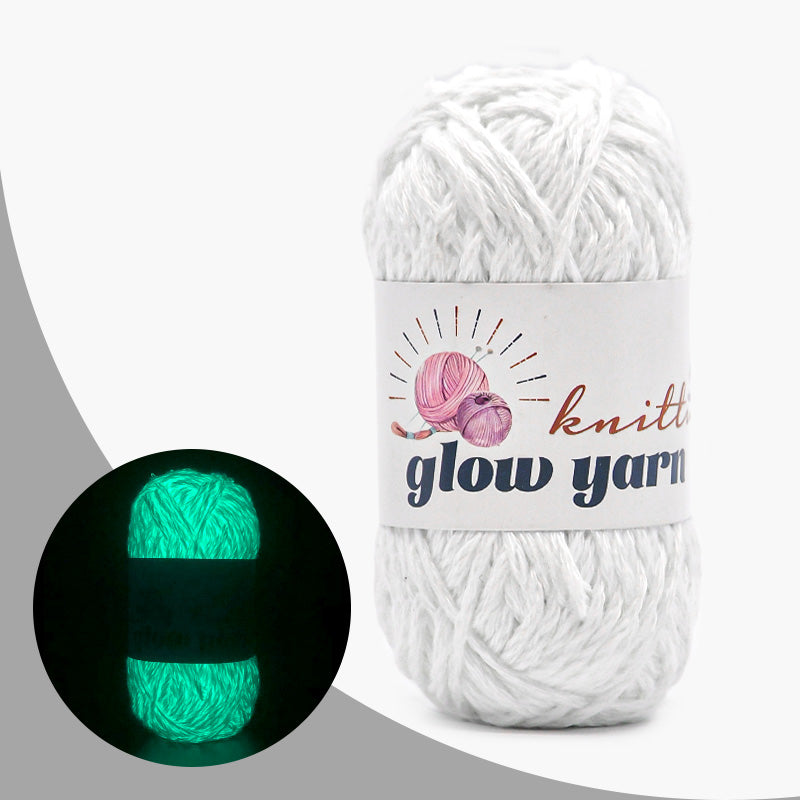 High Gloss Polyester Glow in the Dark Yarn（11 color)