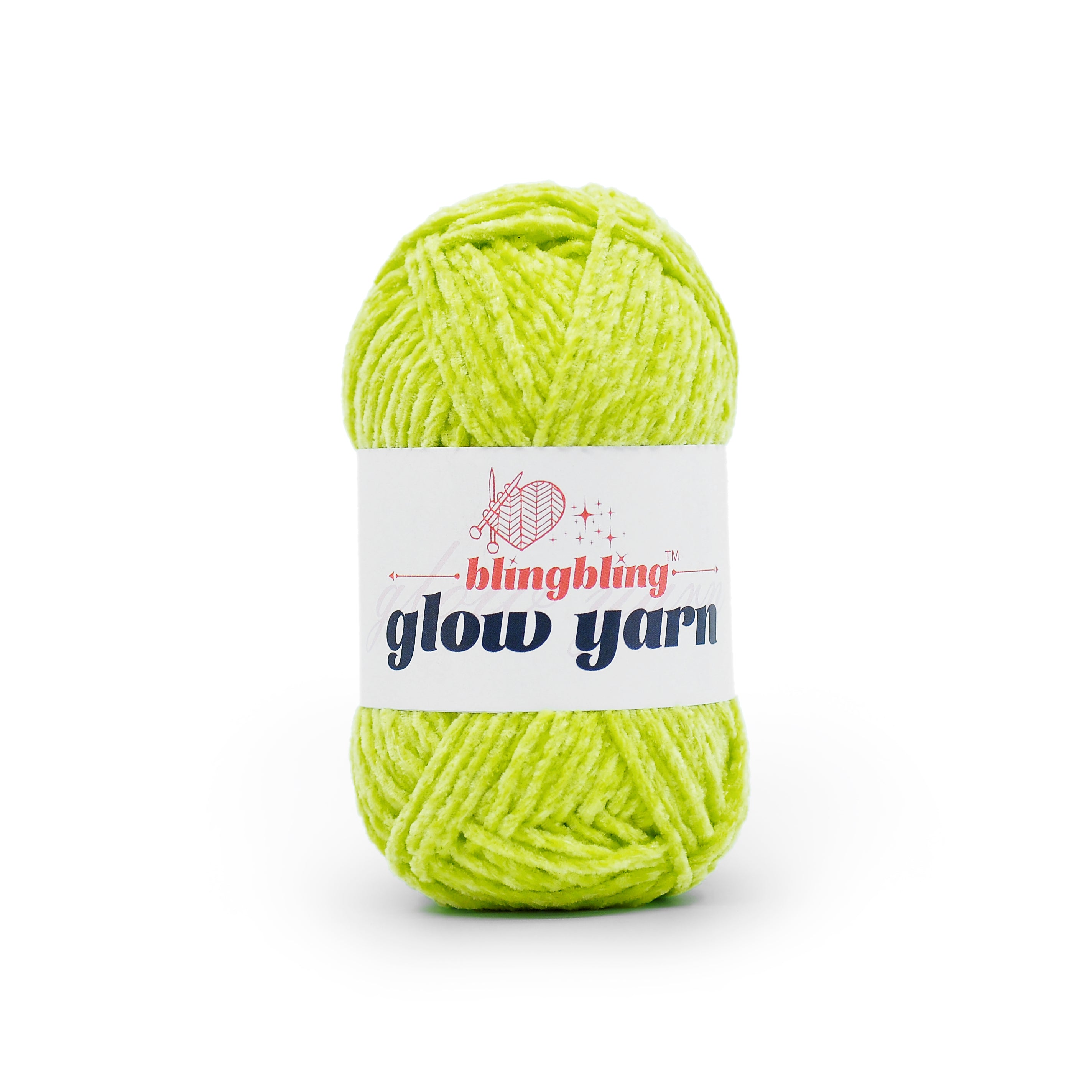 Premium Glow-in-the-Dark Chenille Yarn(41 colors)