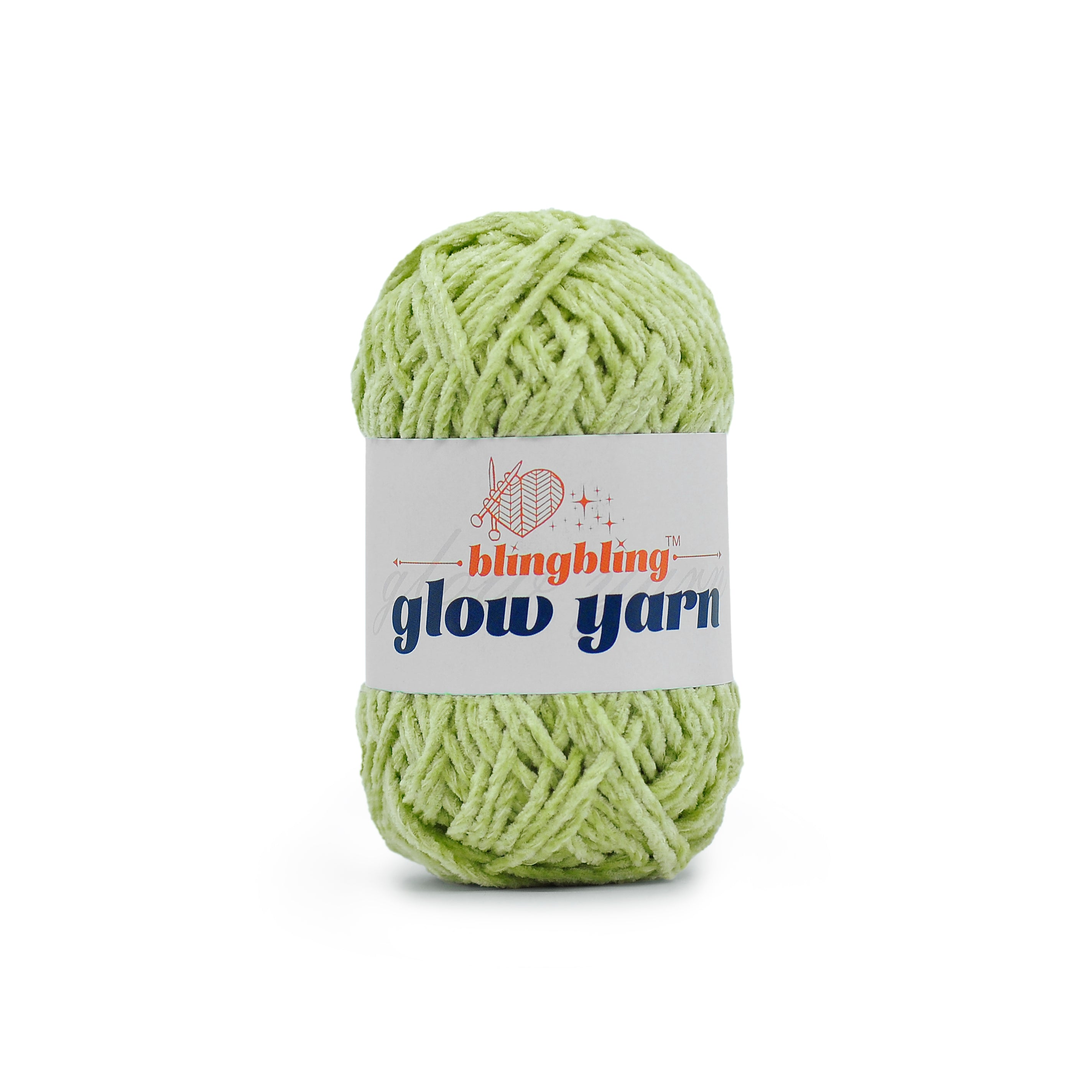 Premium Glow-in-the-Dark Chenille Yarn(41 colors)