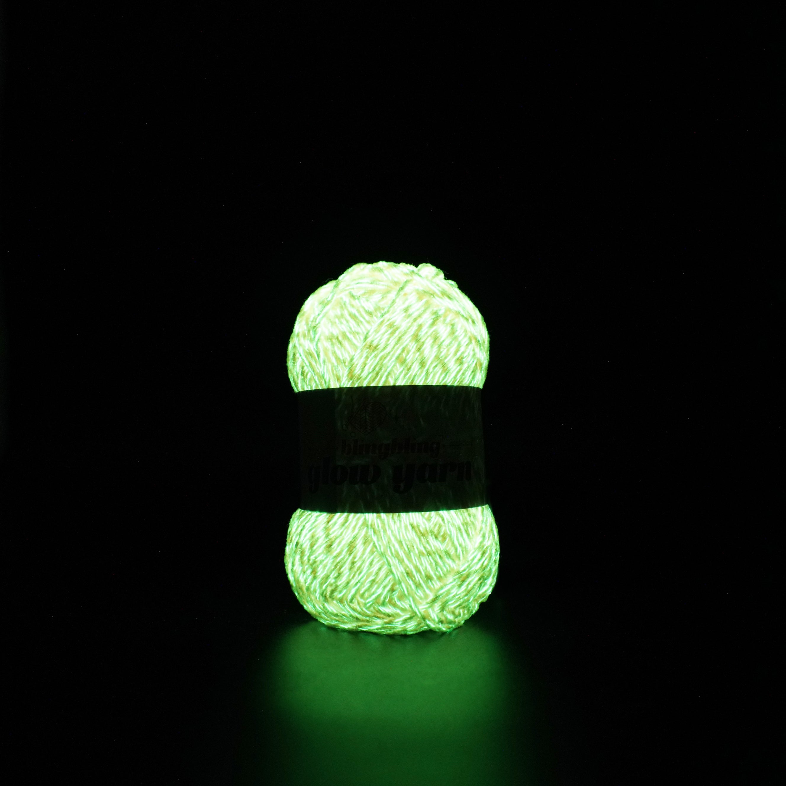 Premium Glow-in-the-Dark Chenille Yarn(41 colors)