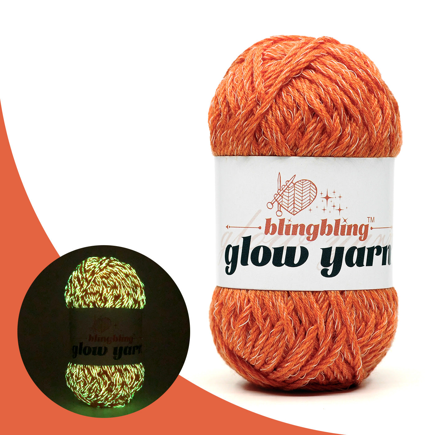 Premium Glow-in-the-Dark Wool Yarn(7 colors)