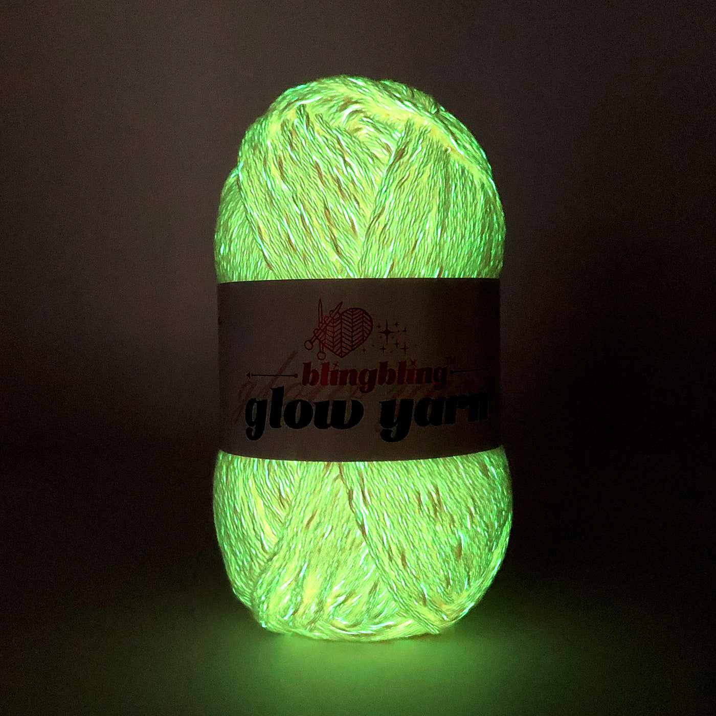 2024 New Premium Glow-in-the-Dark Yarns（5 color package)