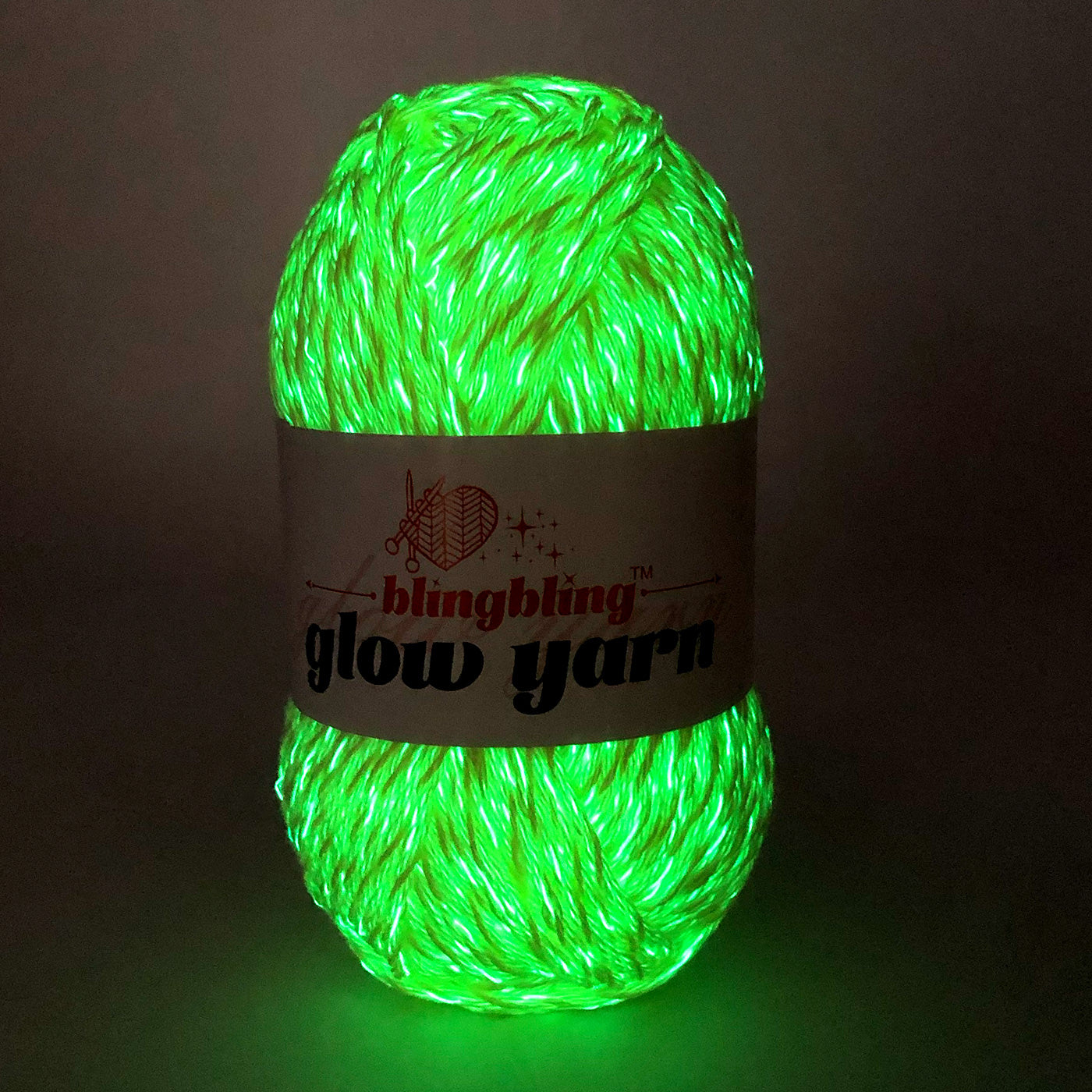 2024 New Premium Glow-in-the-Dark Yarns（5 color package)