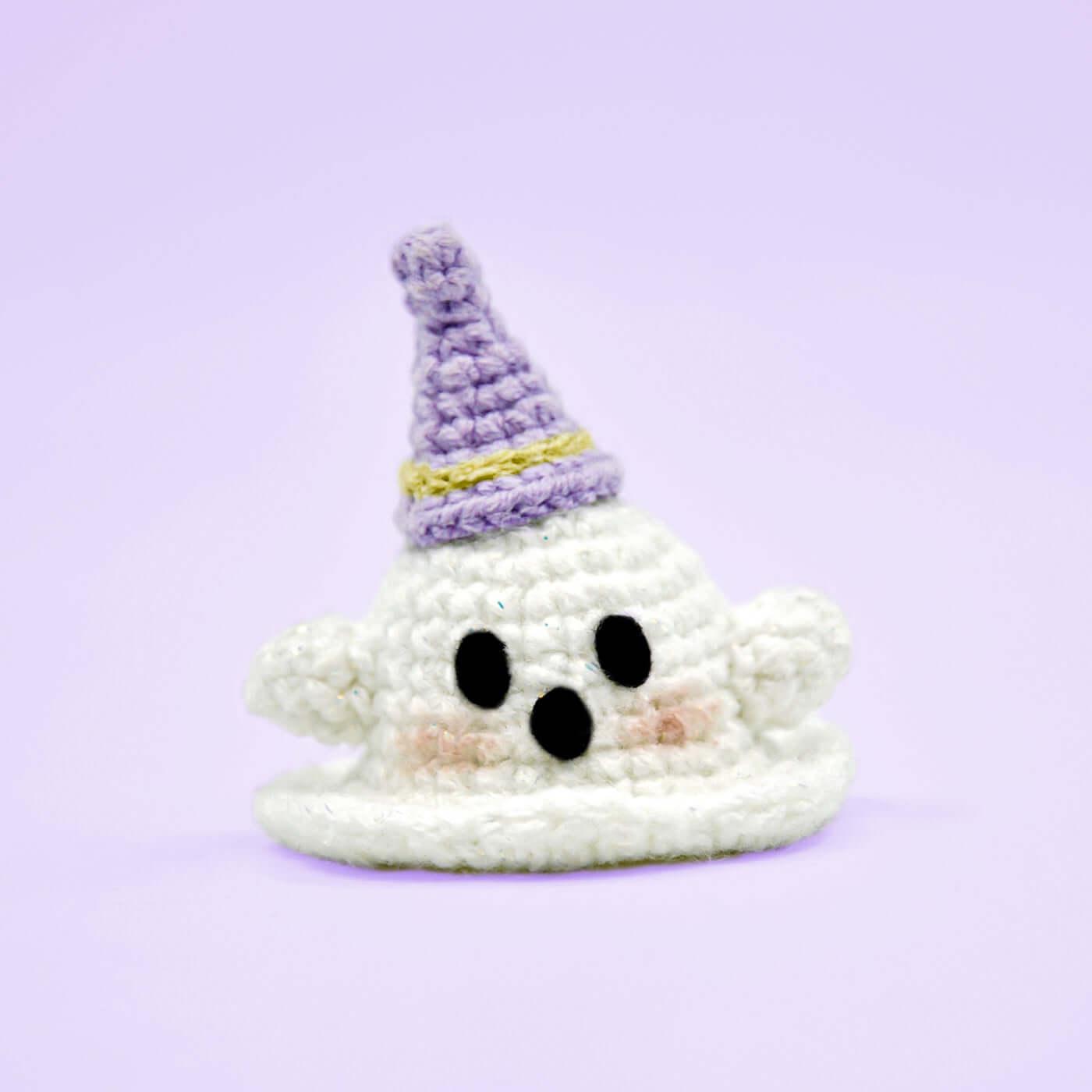 Beginner Finger Ghost Crochet DIY Material Kit (set of 5 shapes) - BlingBlingYarn